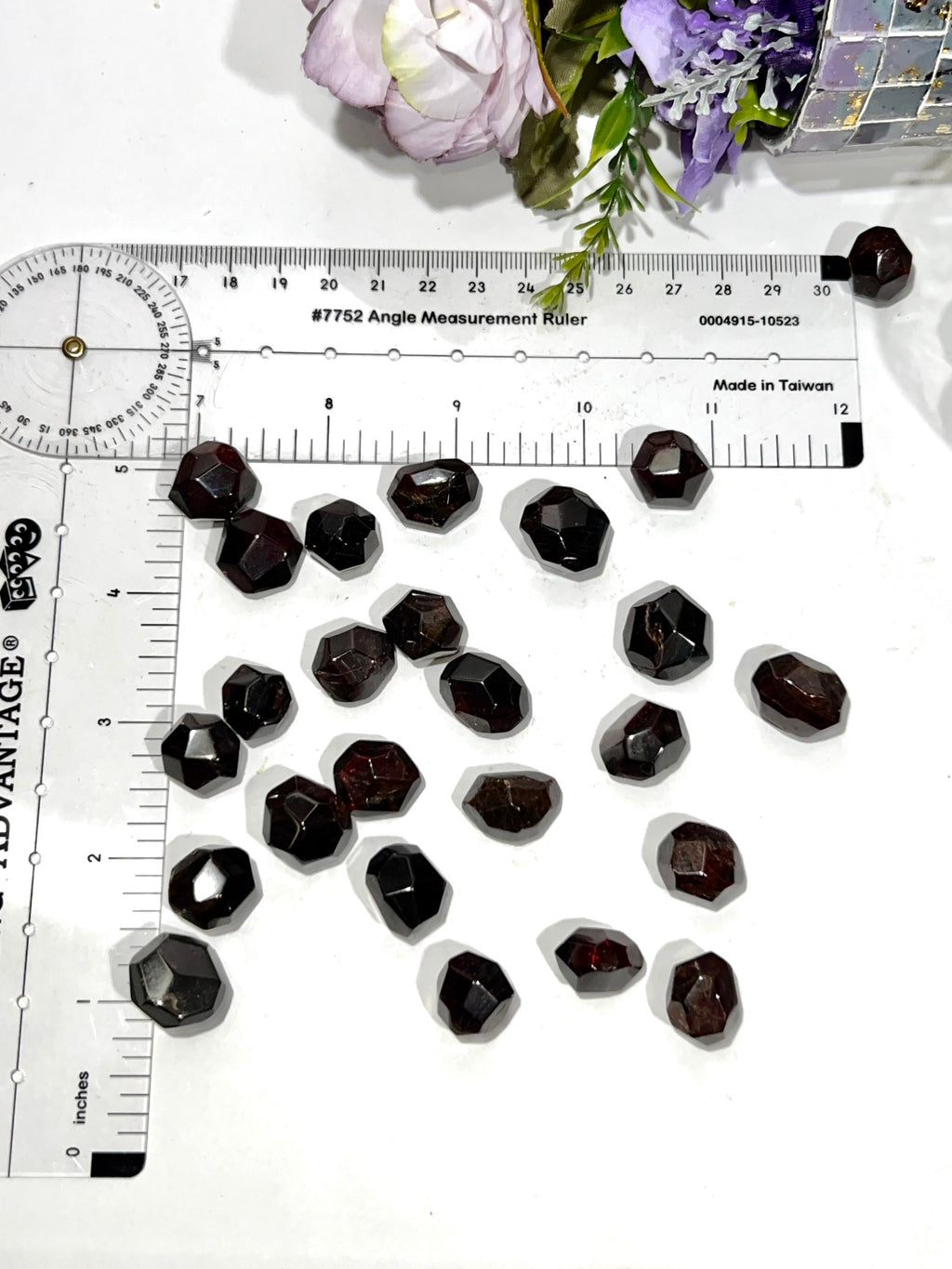 Faceted Garnet