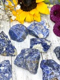 Natural/Raw Sodalite Chunks | Throat Chakra