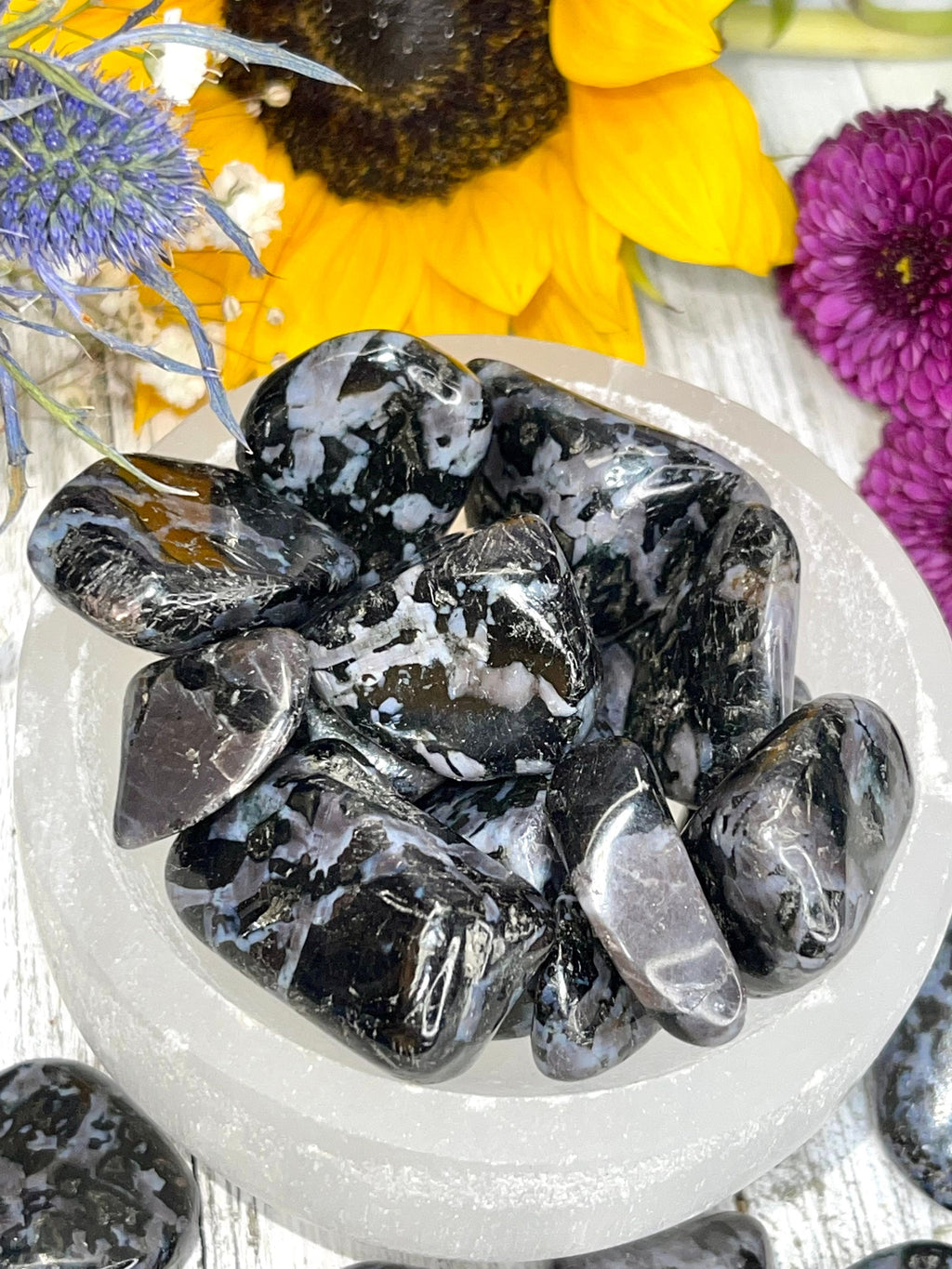 Indigo Gabbro Tumble | Mystic Merlinite
