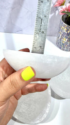 Selenite Free Form Bowl 4 Inches
