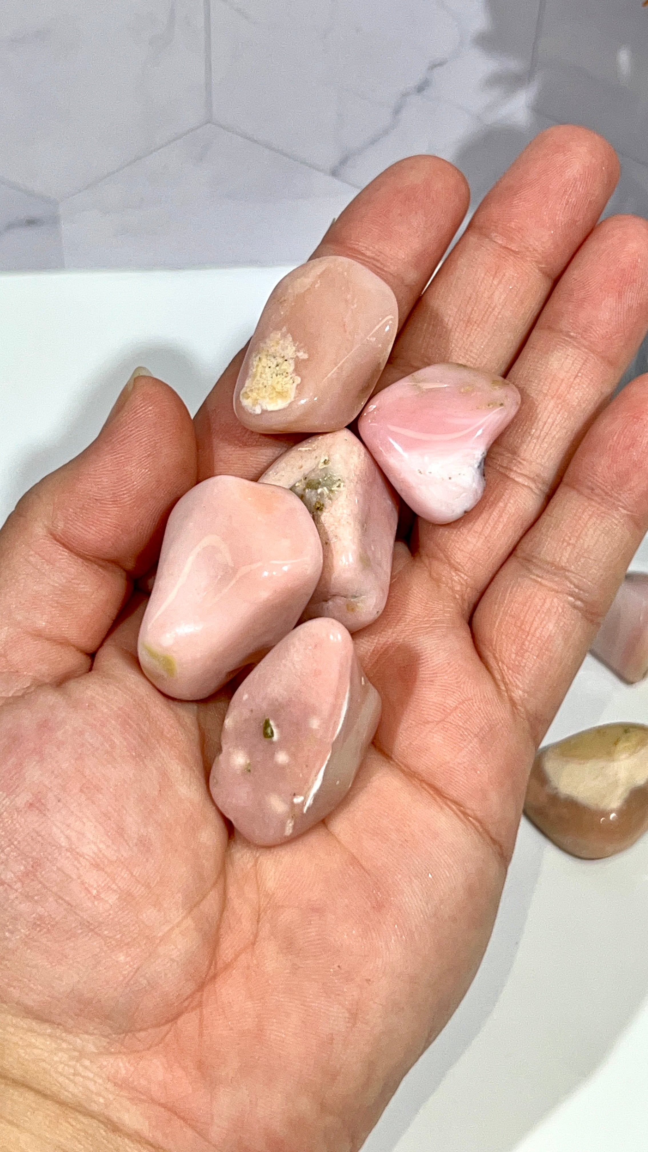 Pink Opal Tumble