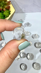 Faceted Quartz Mini Sphere