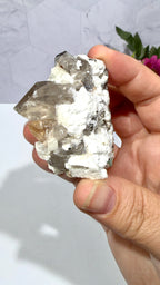 Topaz with Smoky Quartz