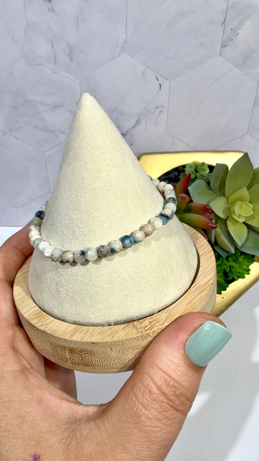4mm Glacierite Bracelet