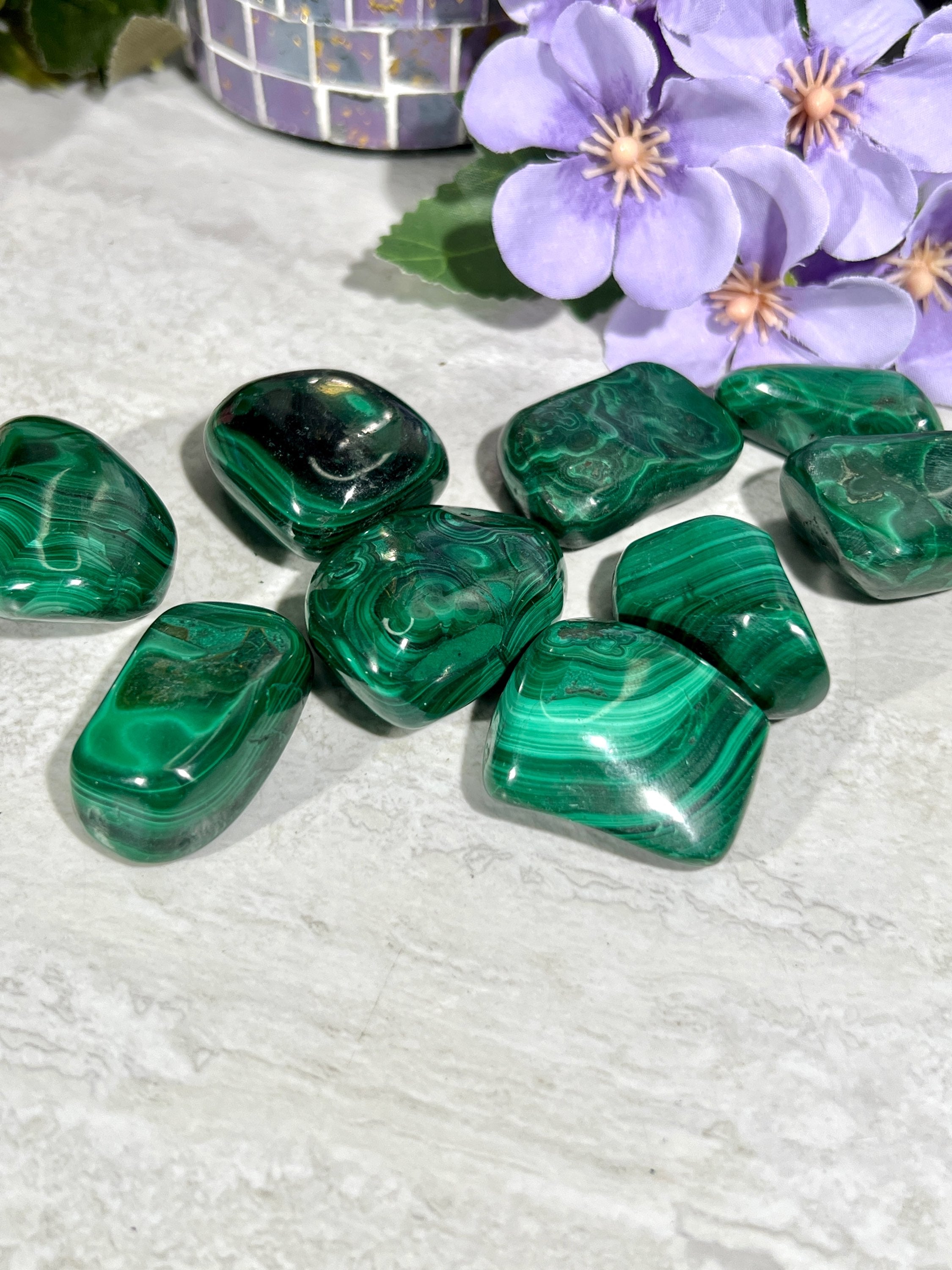 Malachite Tumbles