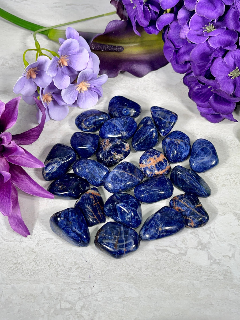 Sodalite Tumbles | Throat Chakra
