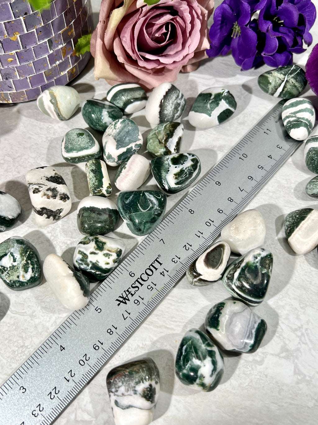 Green Sardonyx Tumbles