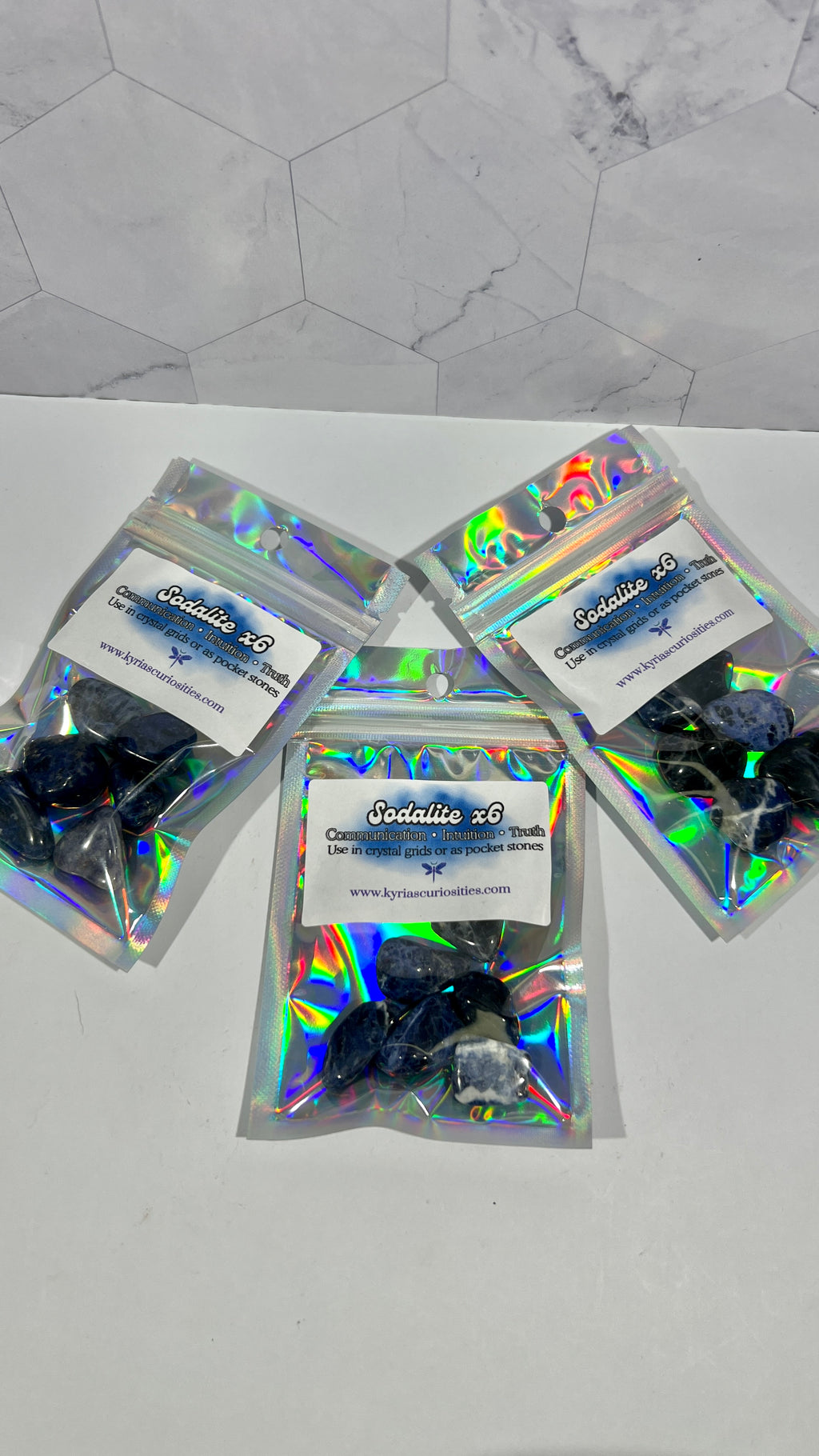 Sodalite Tumble Grid Pack (Set of 6)