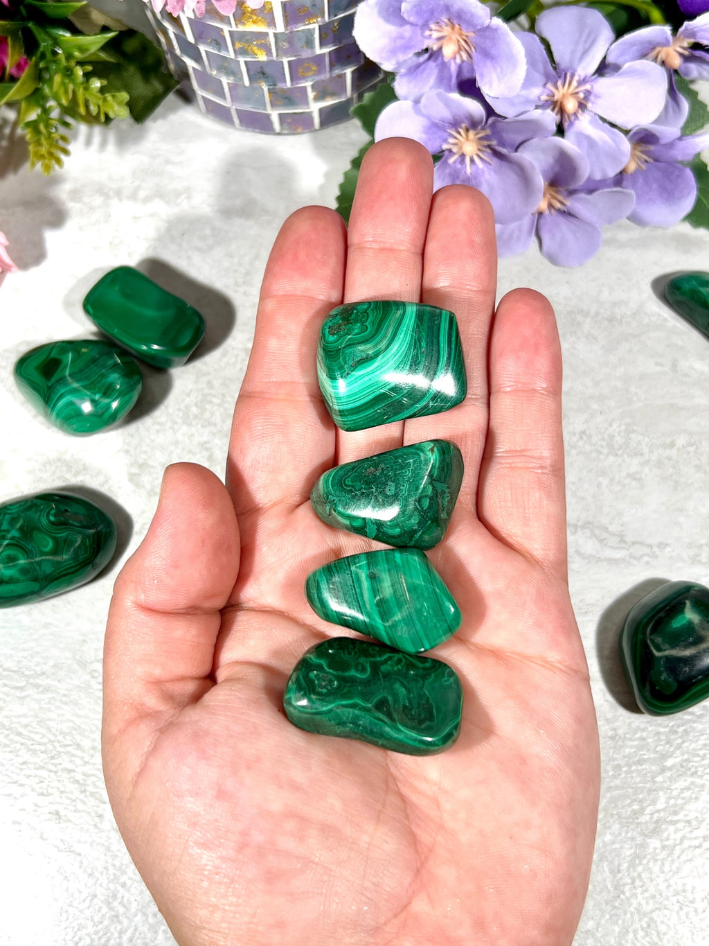Malachite Tumbles