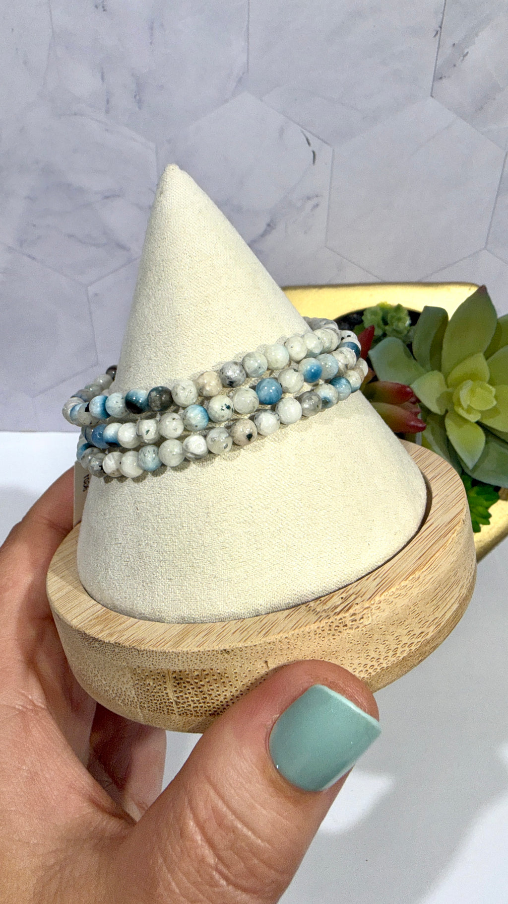 4mm Glacierite Bracelet