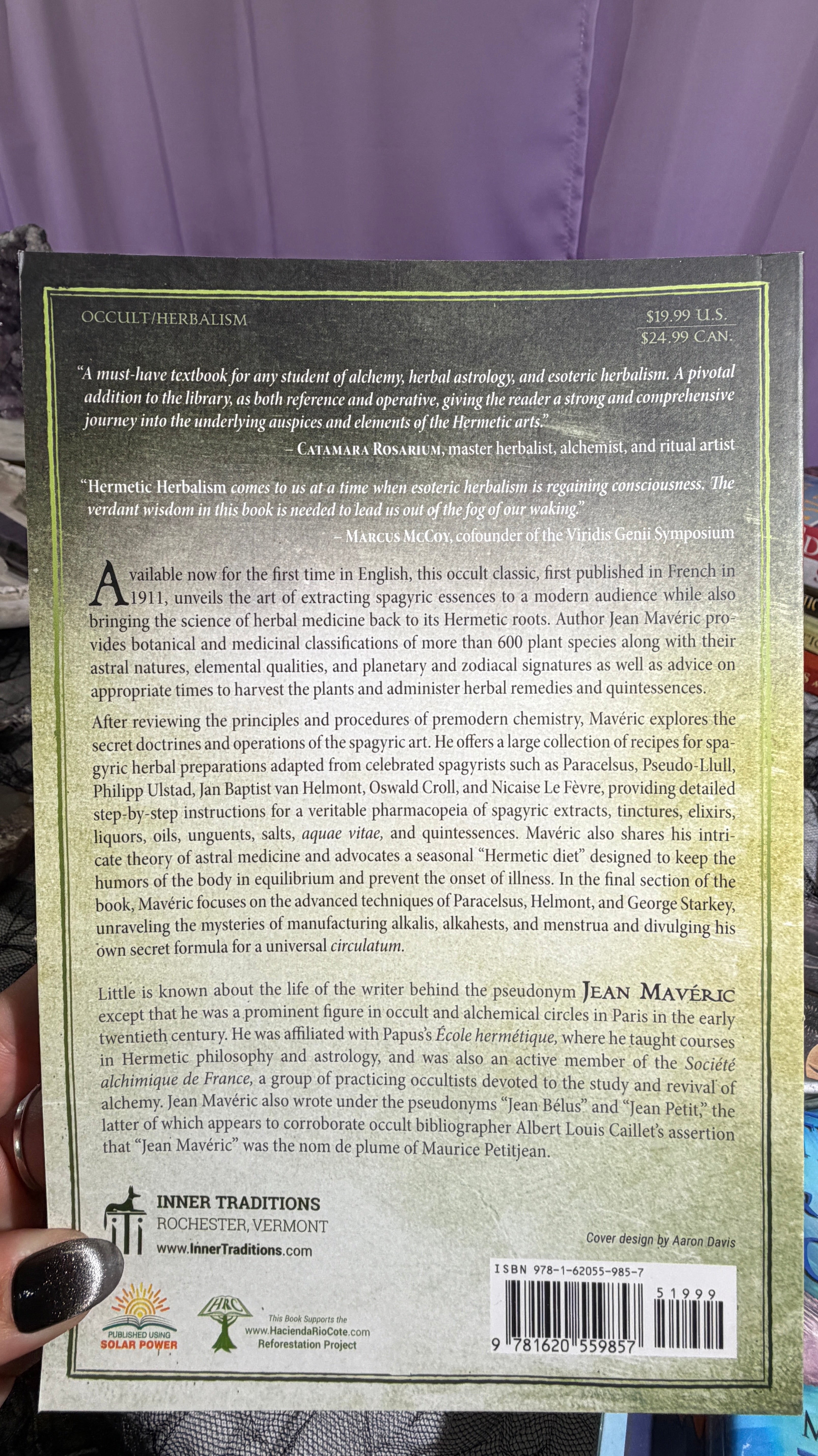Hermetic Herbalism byJean Maveric