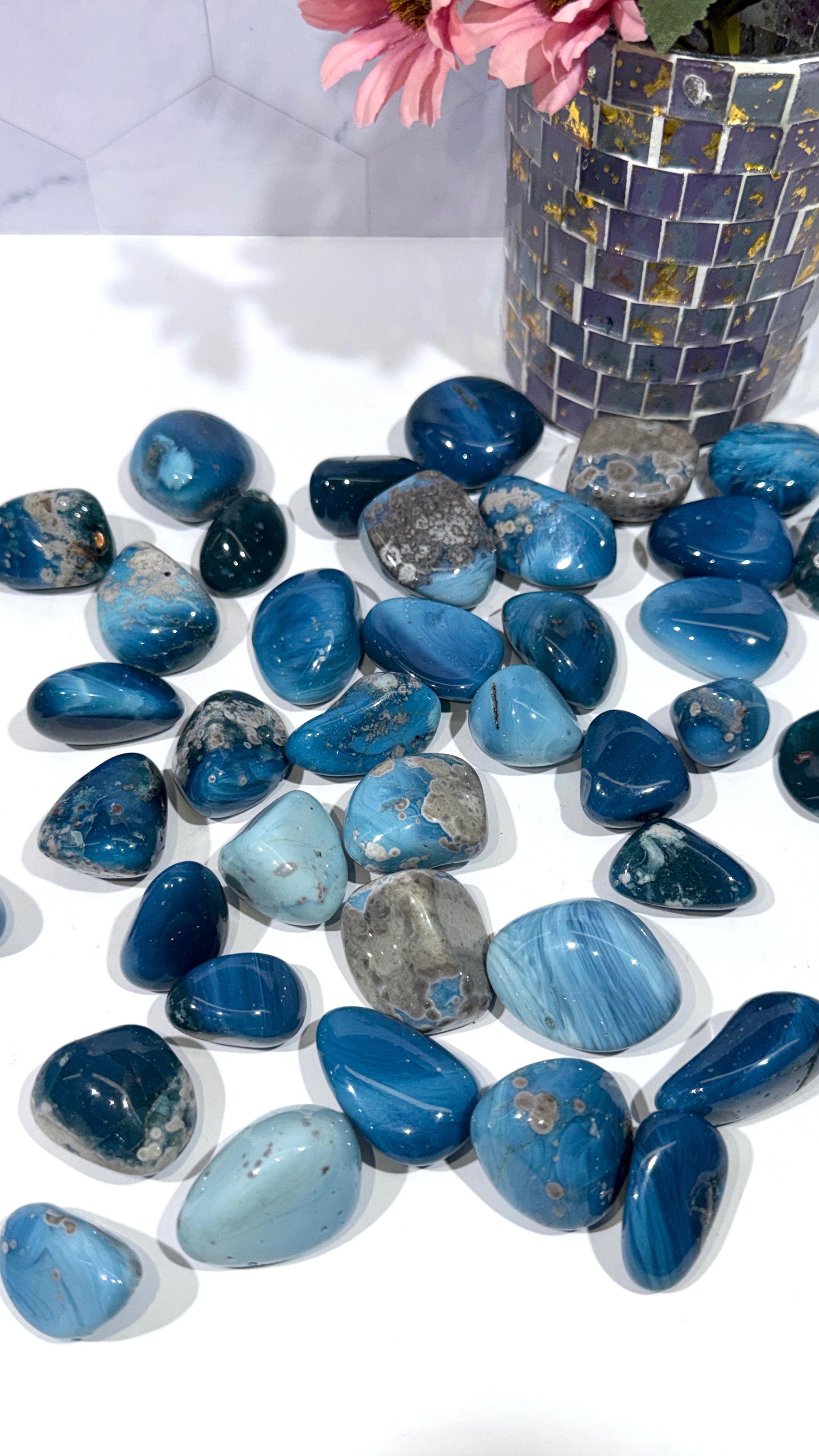 Swedish Blue Stone Tumble