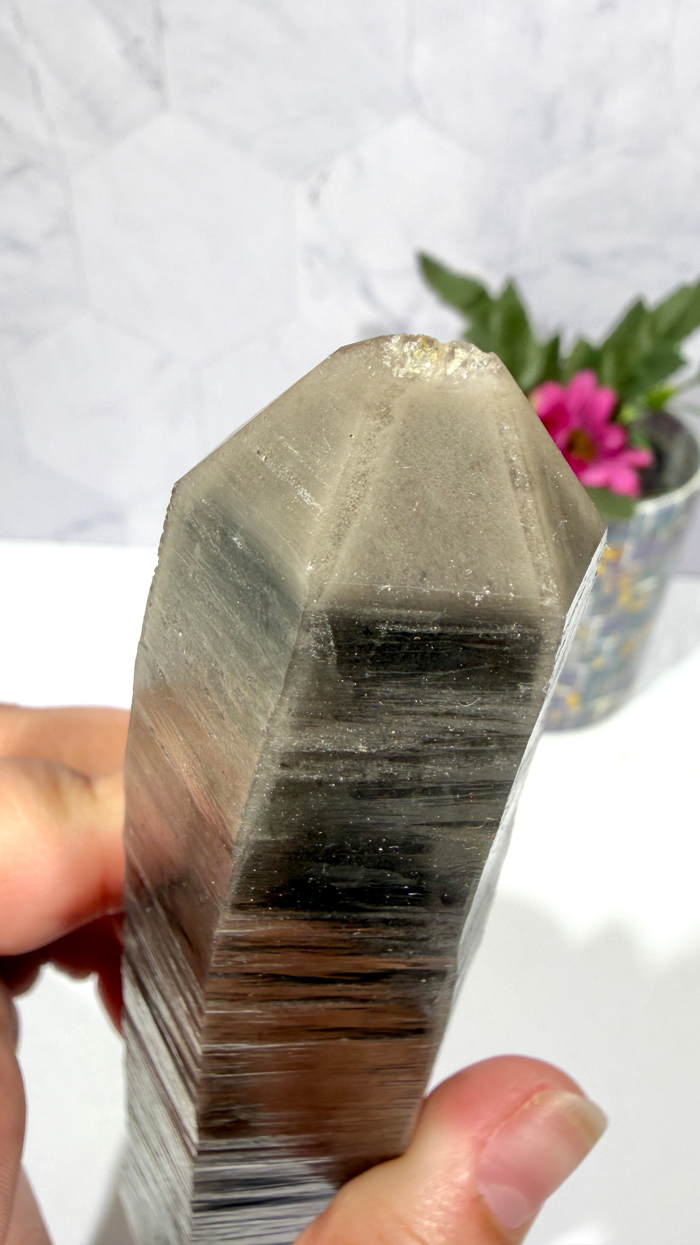 Morian Smoky Quartz Malawi Wand