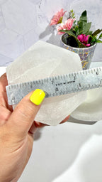 Selenite Hexagon Bowl 3.5 Inches