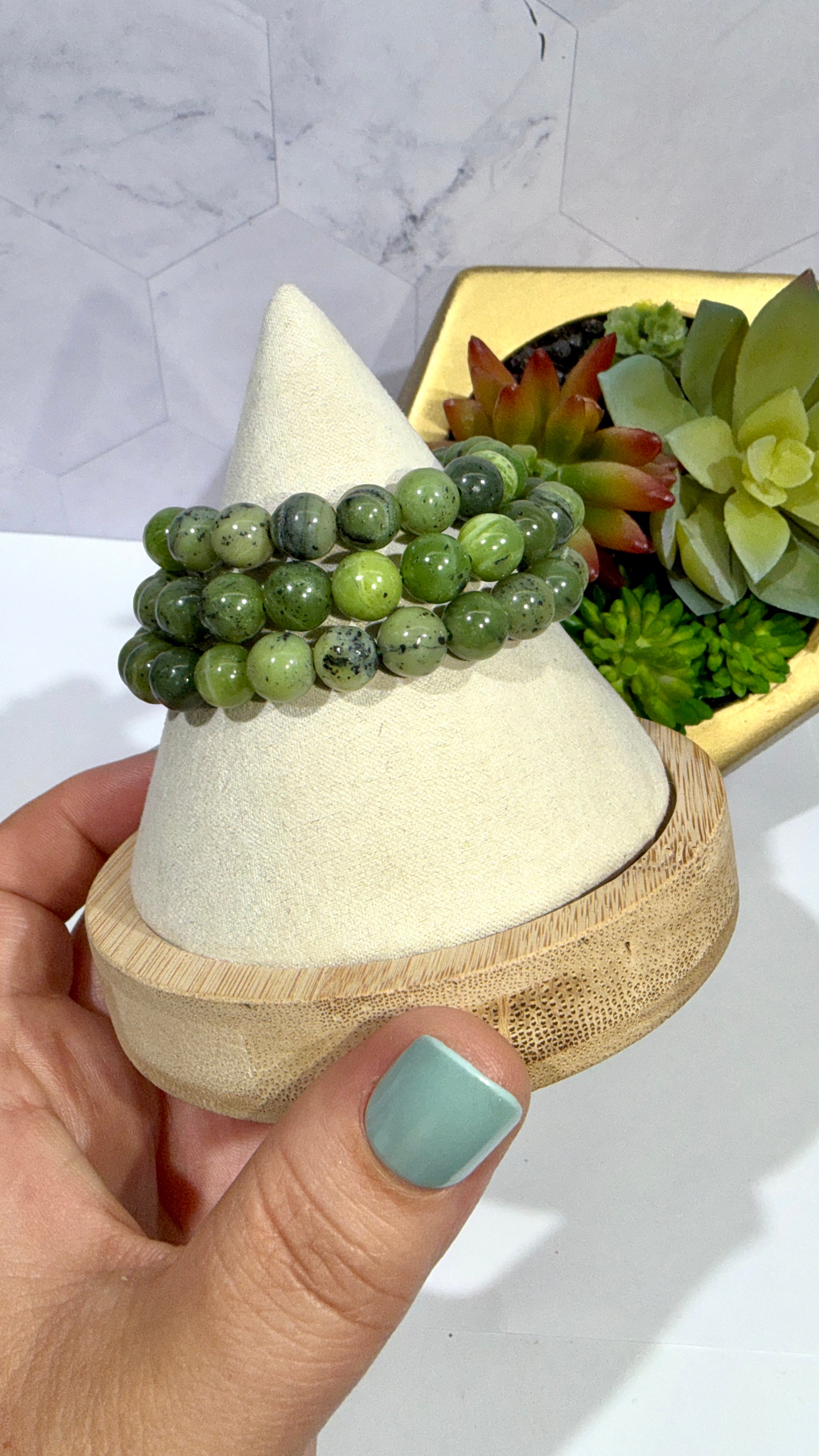 8mm Jade Bracelet