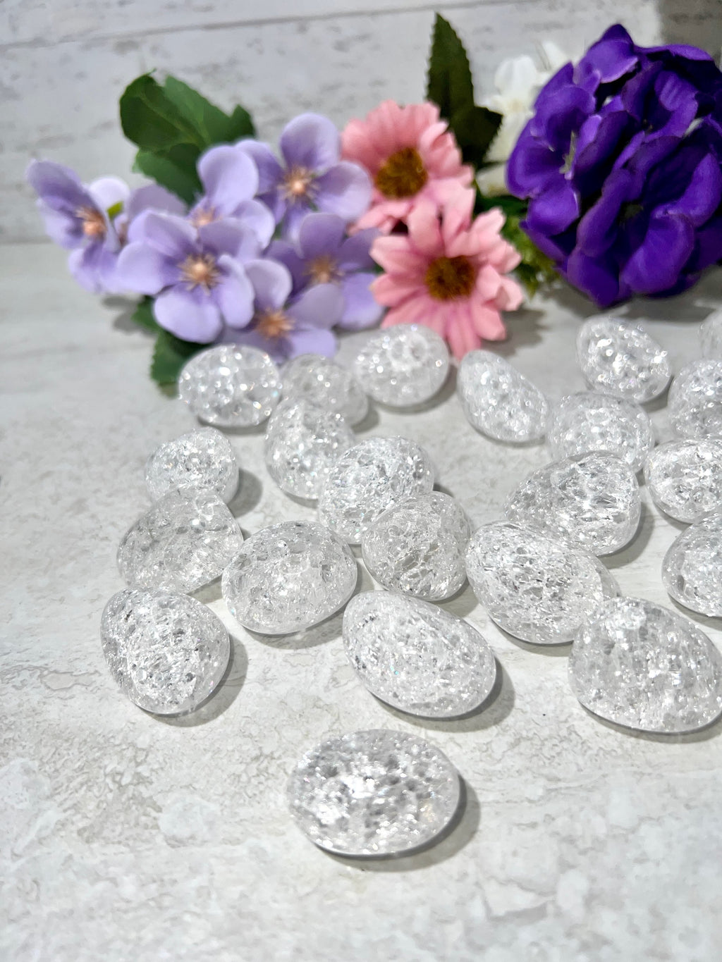 Crackle Quartz Tumble