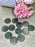 Shungite Round Cellphone Sticker | Crystals to Block EMFs