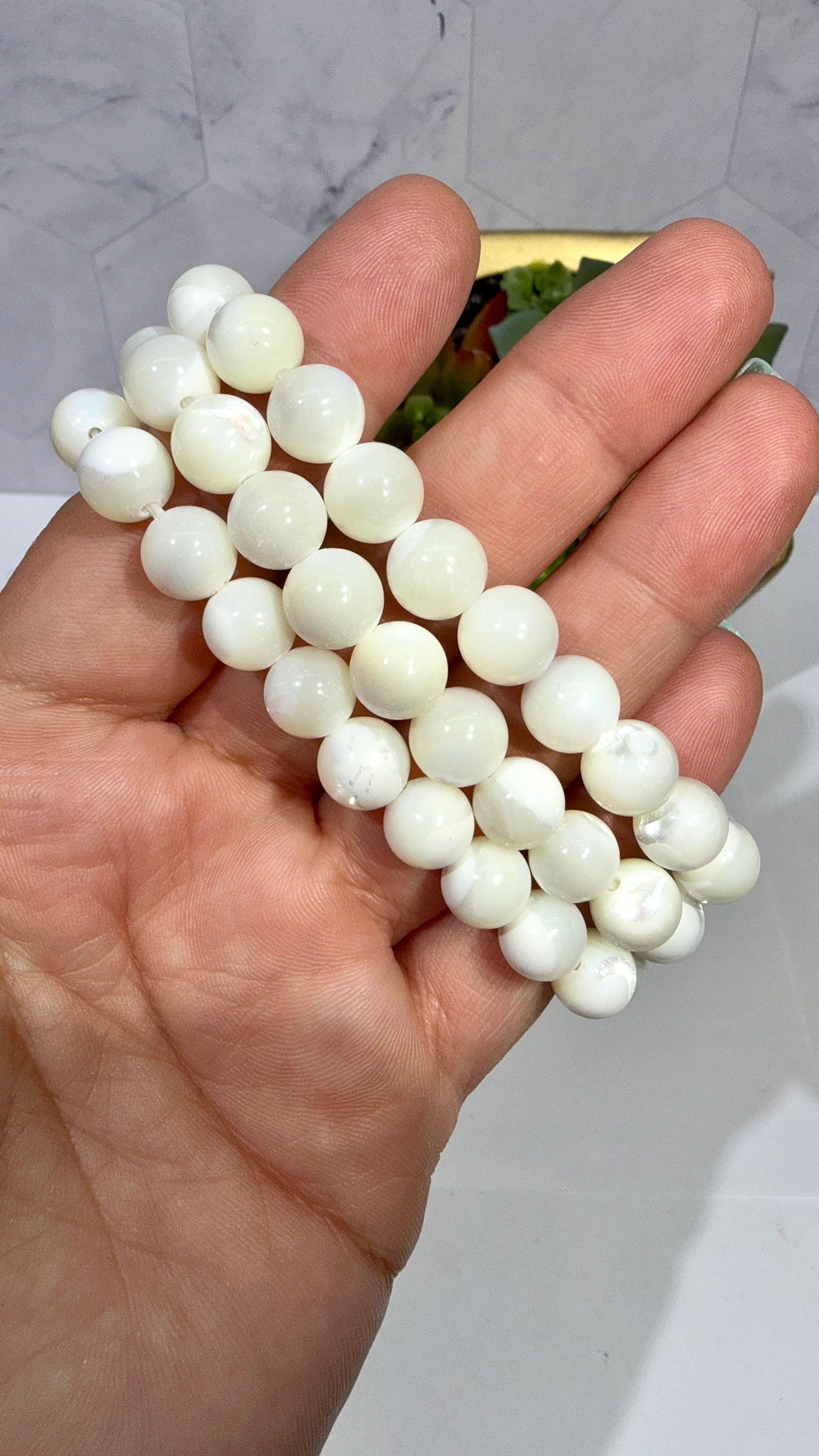 9mm Mother of Pearl Bracelet