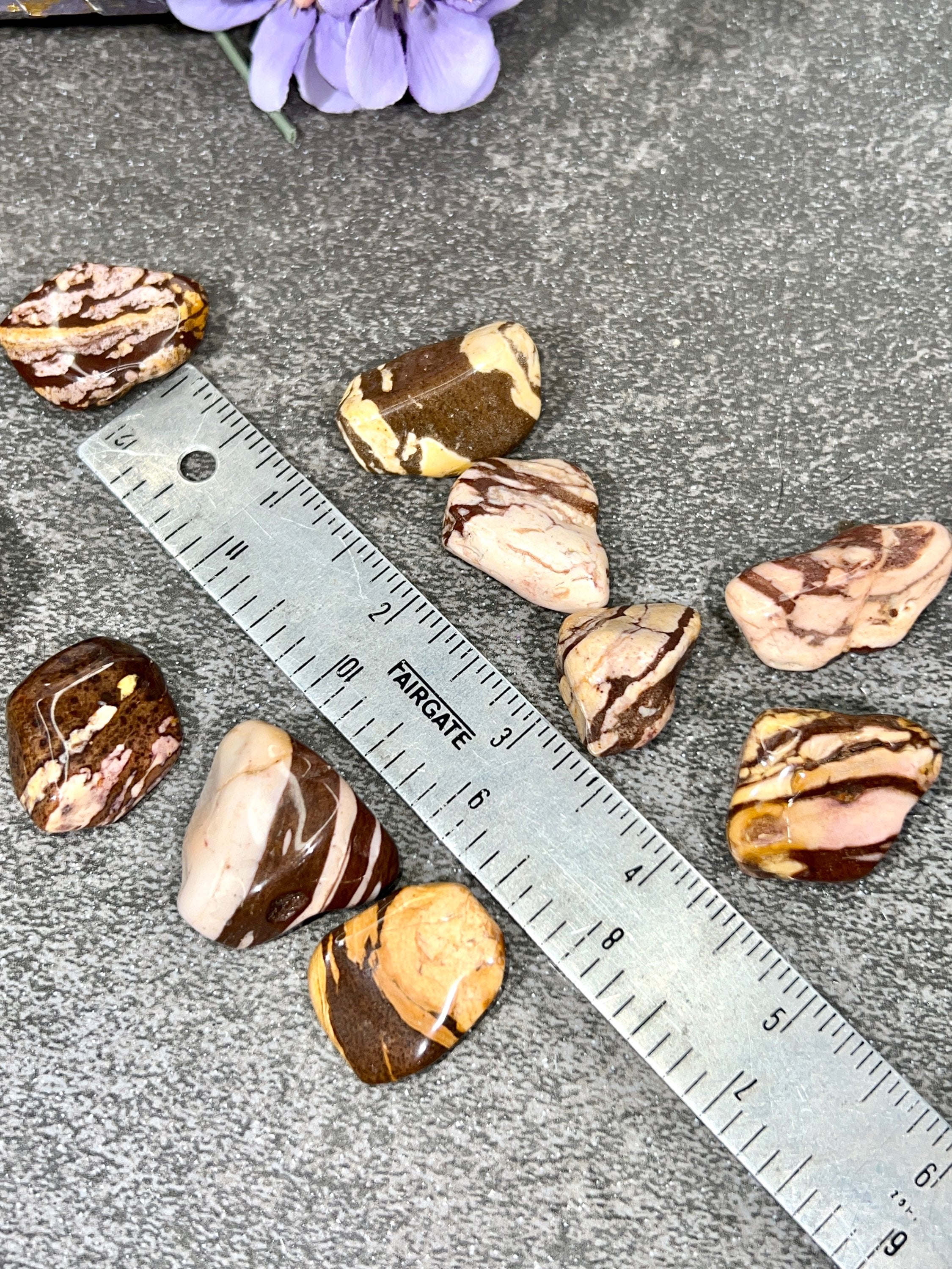 Zebra Jasper Tumble