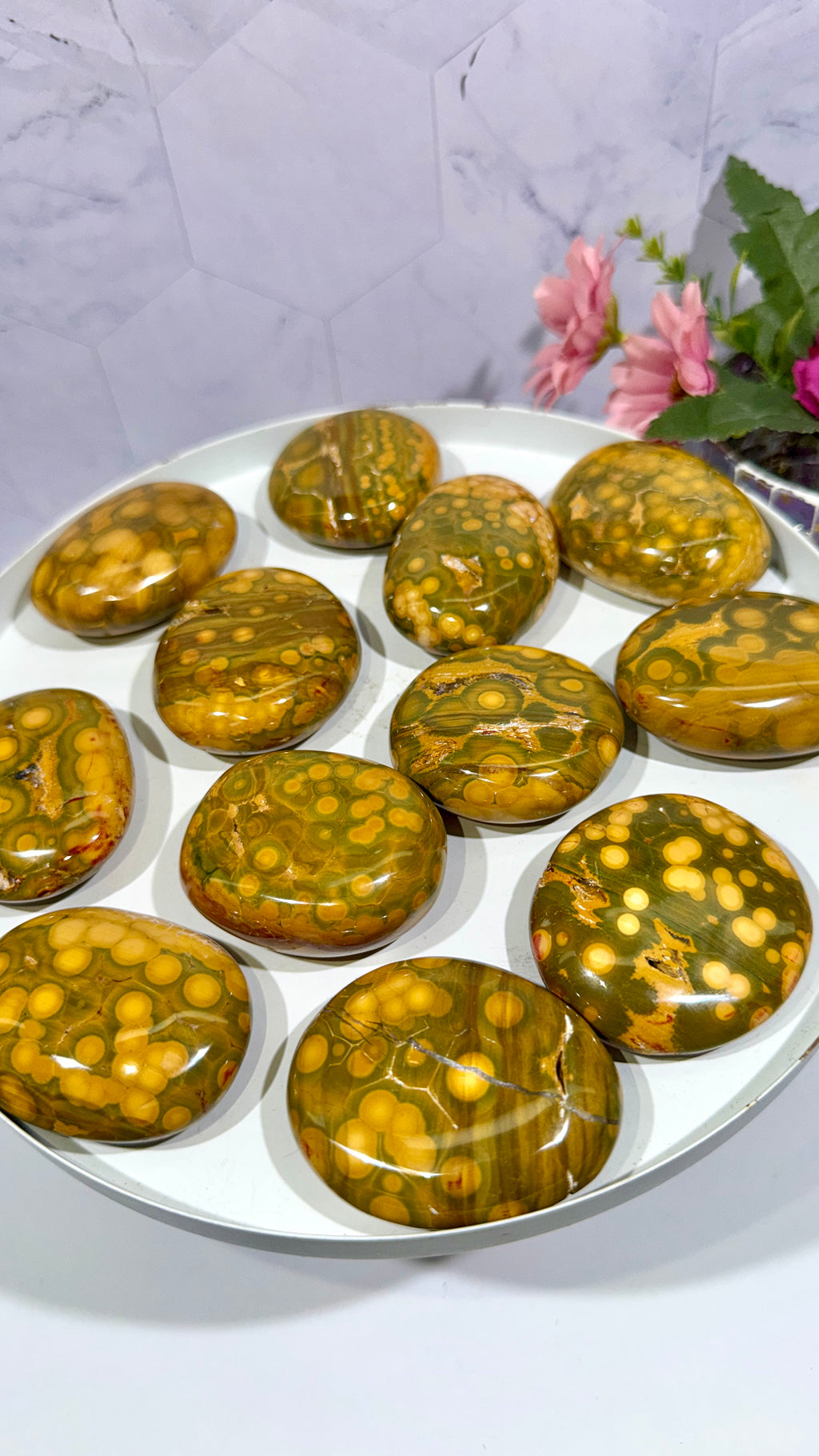 Kabamby Ocean Jasper Palm Stone