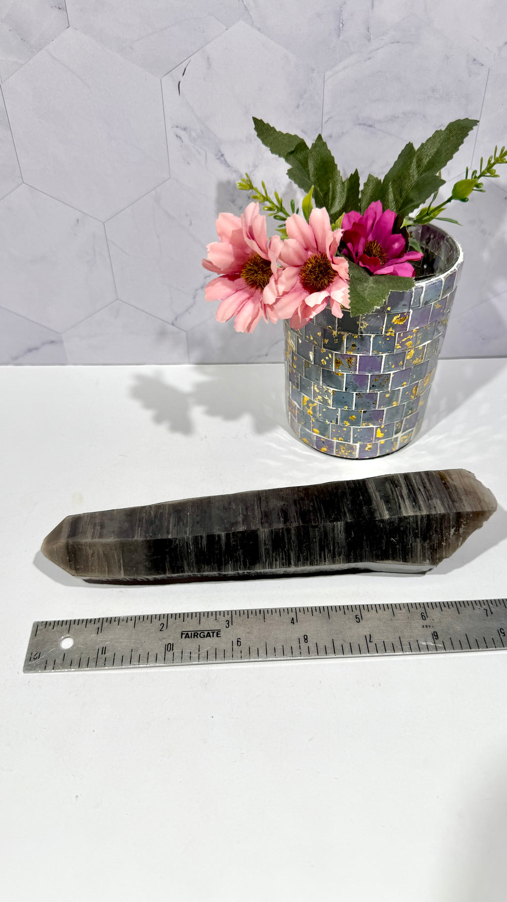 Morian Smoky Quartz Malawi Wand