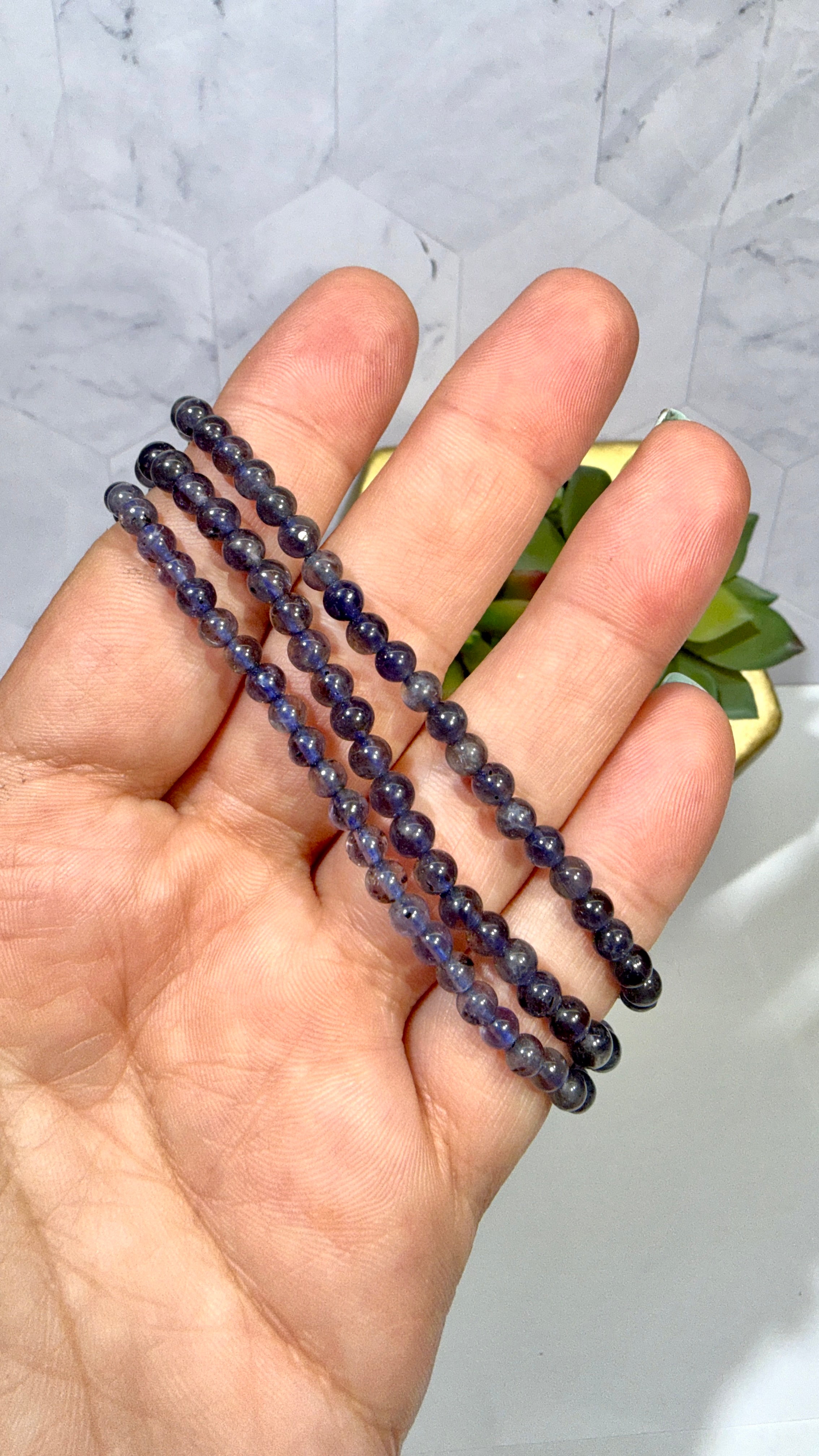 4mm Iolite Bracelet