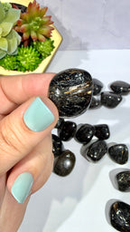 Genuine Nuummite Tumble