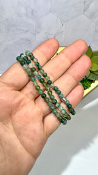 4mm Moss Agate Bracelet