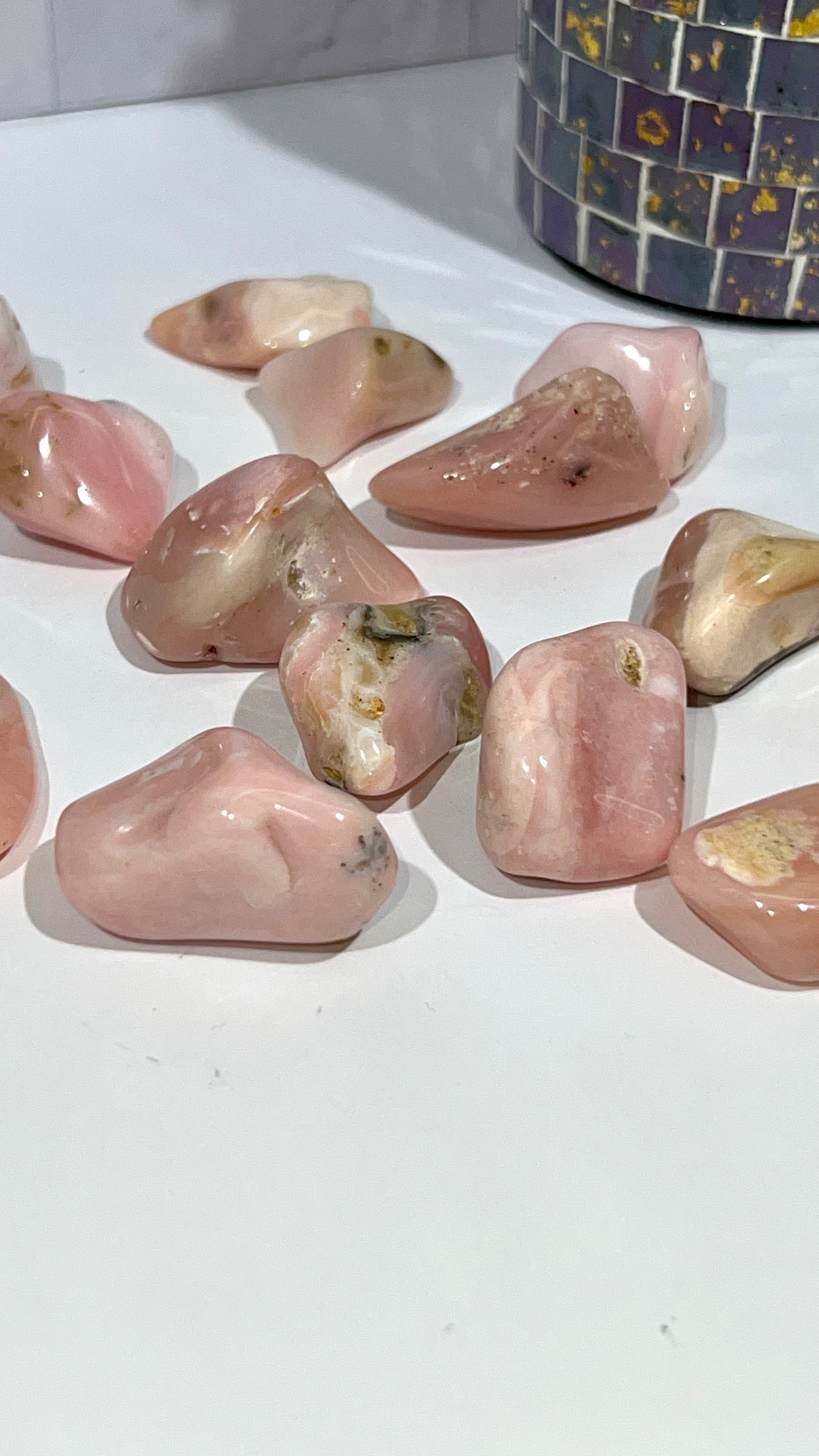 Pink Opal Tumble