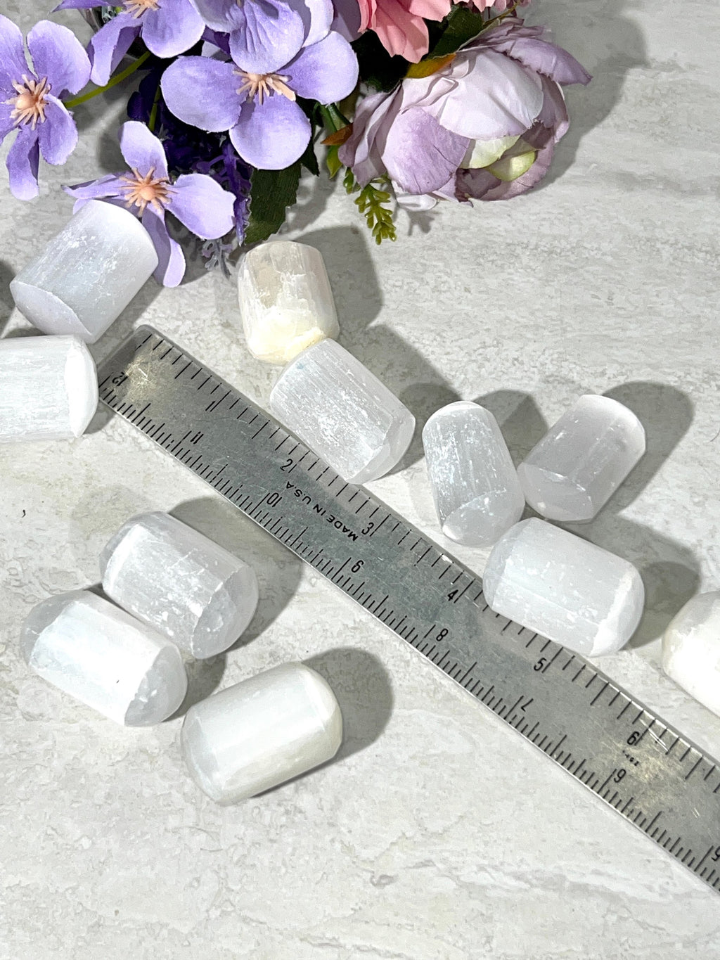 Selenite (Satin Spar) Tumbles