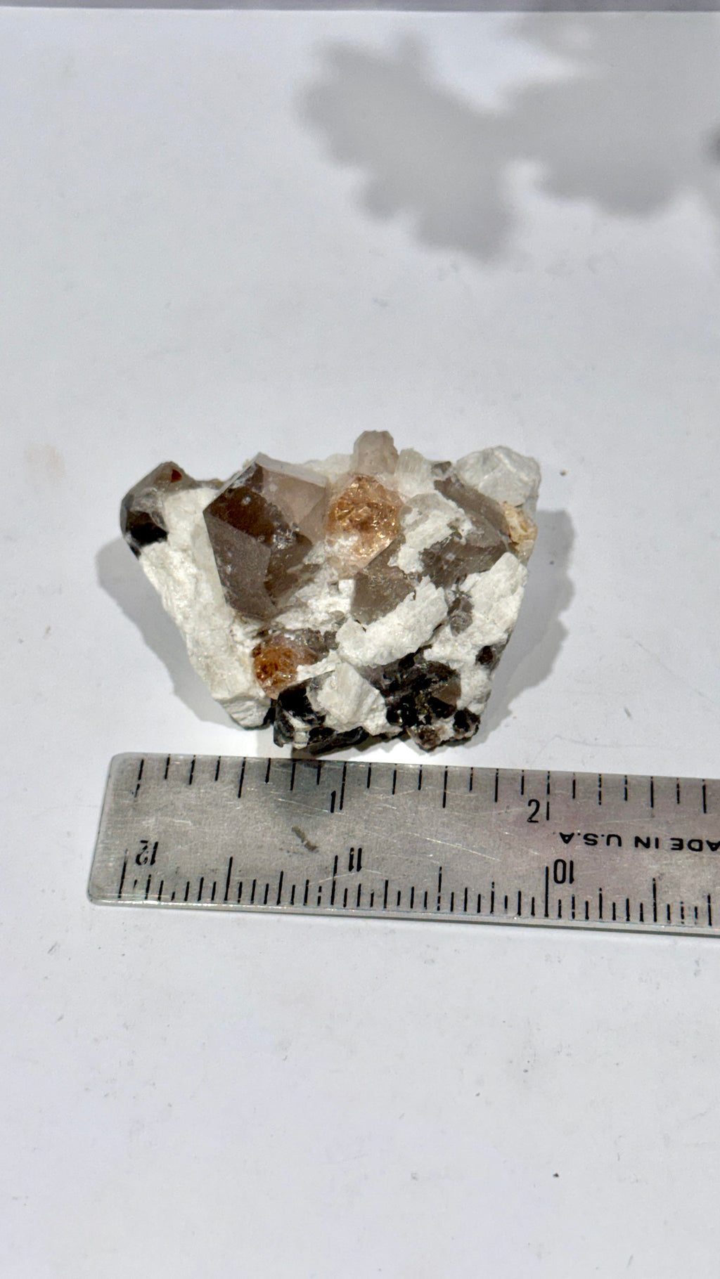 Topaz with Smoky Quartz
