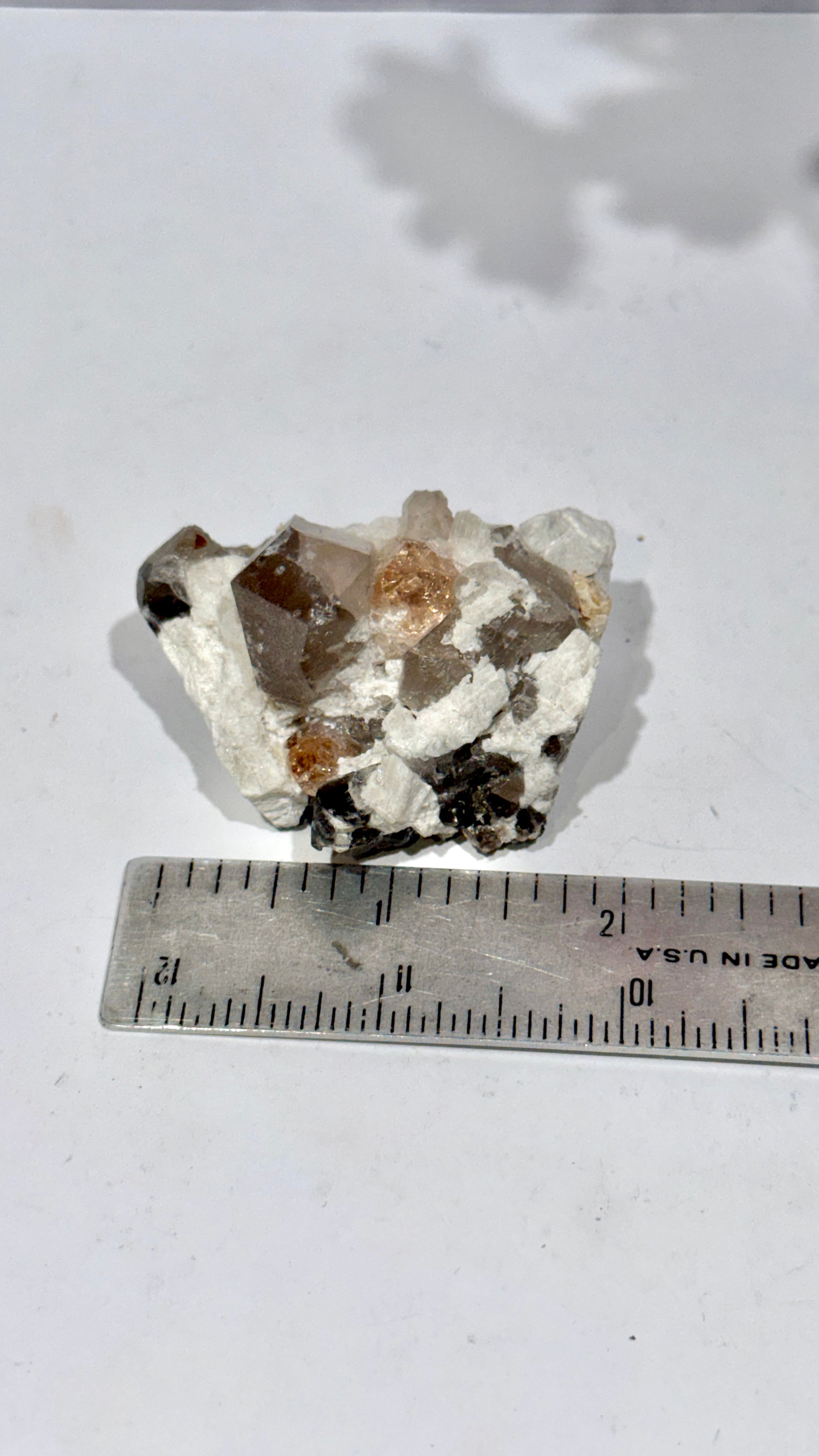 Topaz with Smoky Quartz