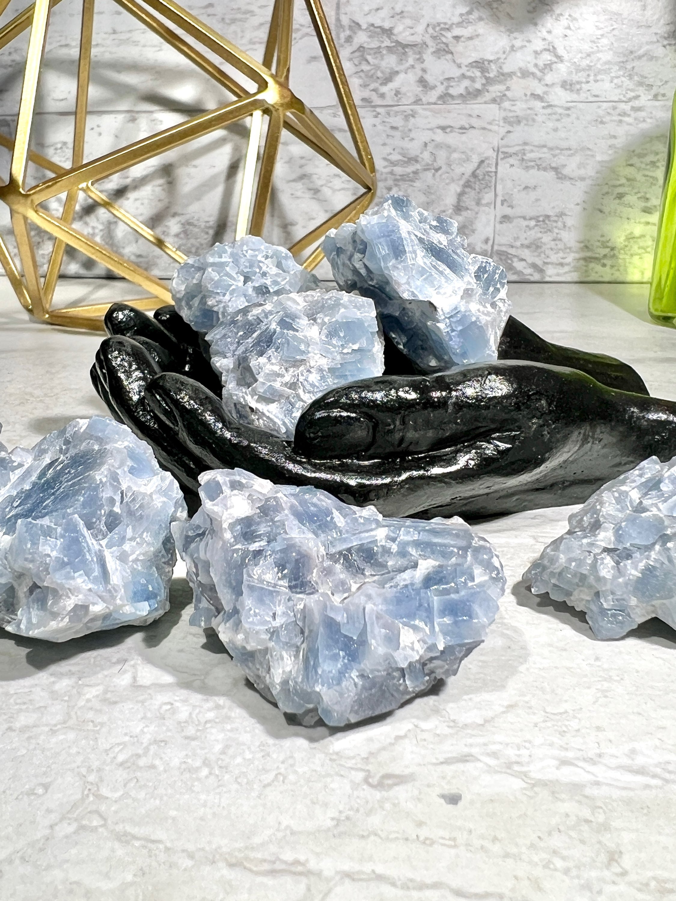 Blue Calcite Natural Chunk
