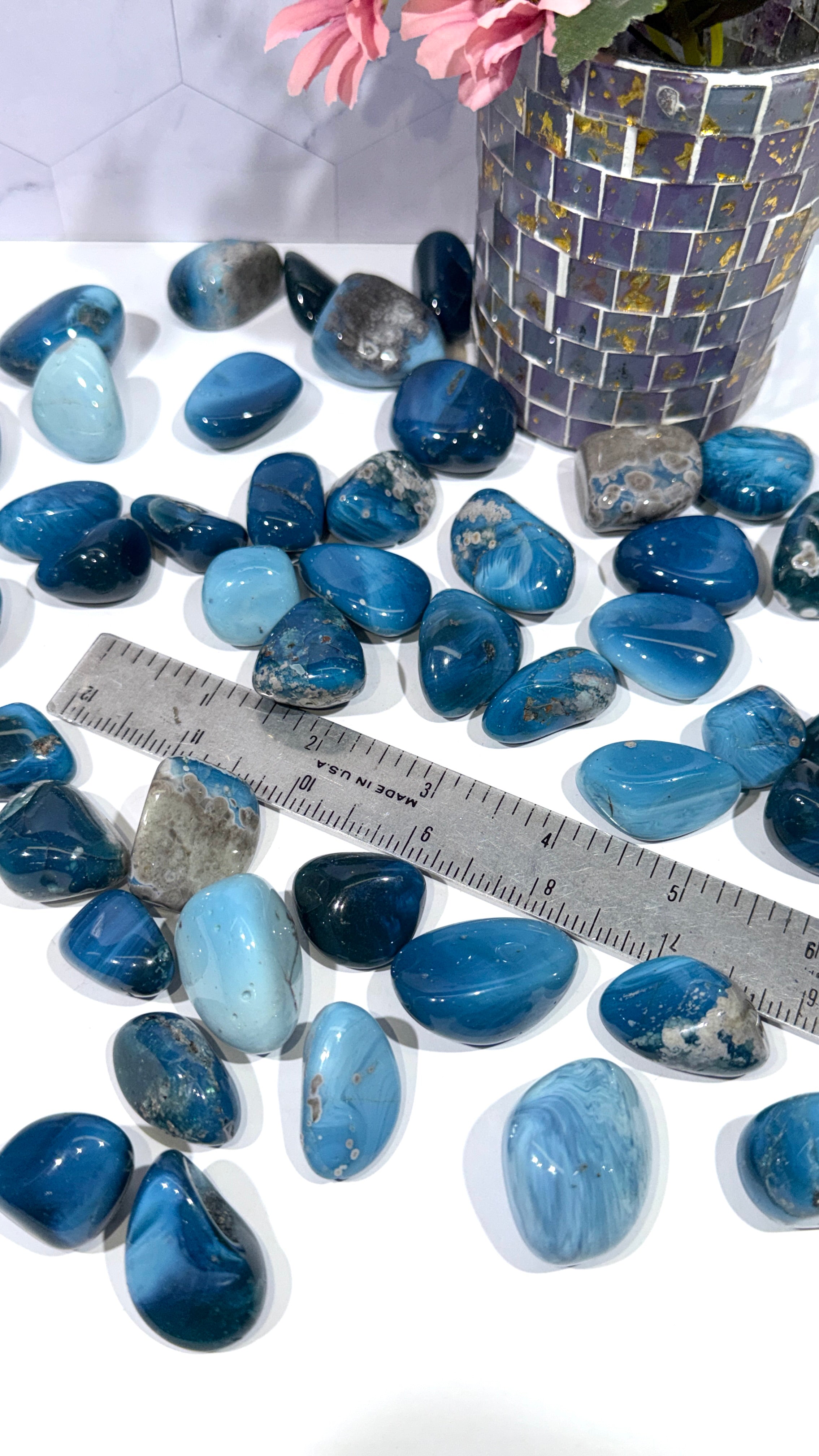 Swedish Blue Stone Tumble