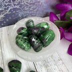 Ruby Zoisite Tumble | UV Reactive