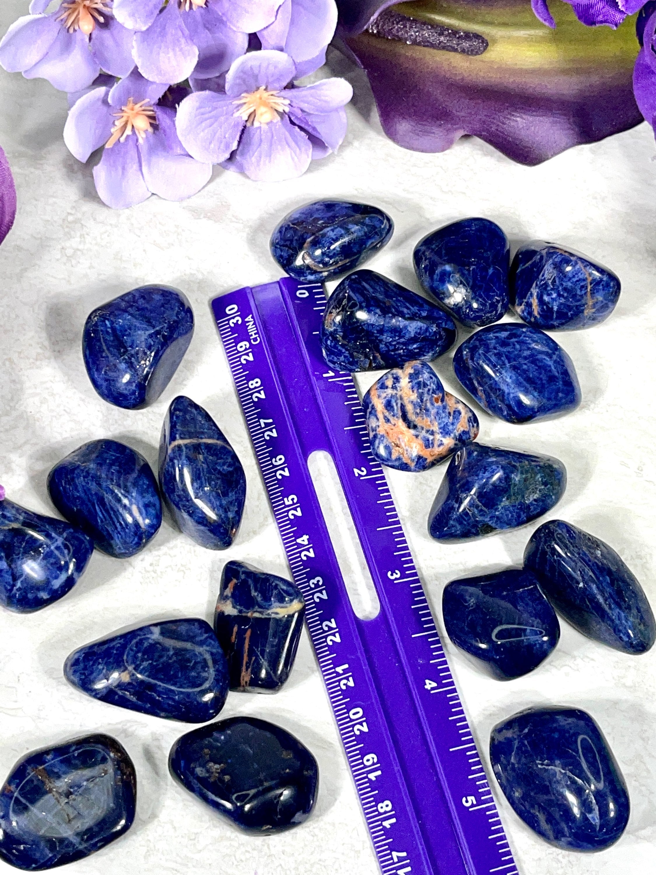 Sodalite Tumbles | Throat Chakra