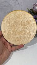 Sacred Geometry 6 Inch Crystal Grid Board