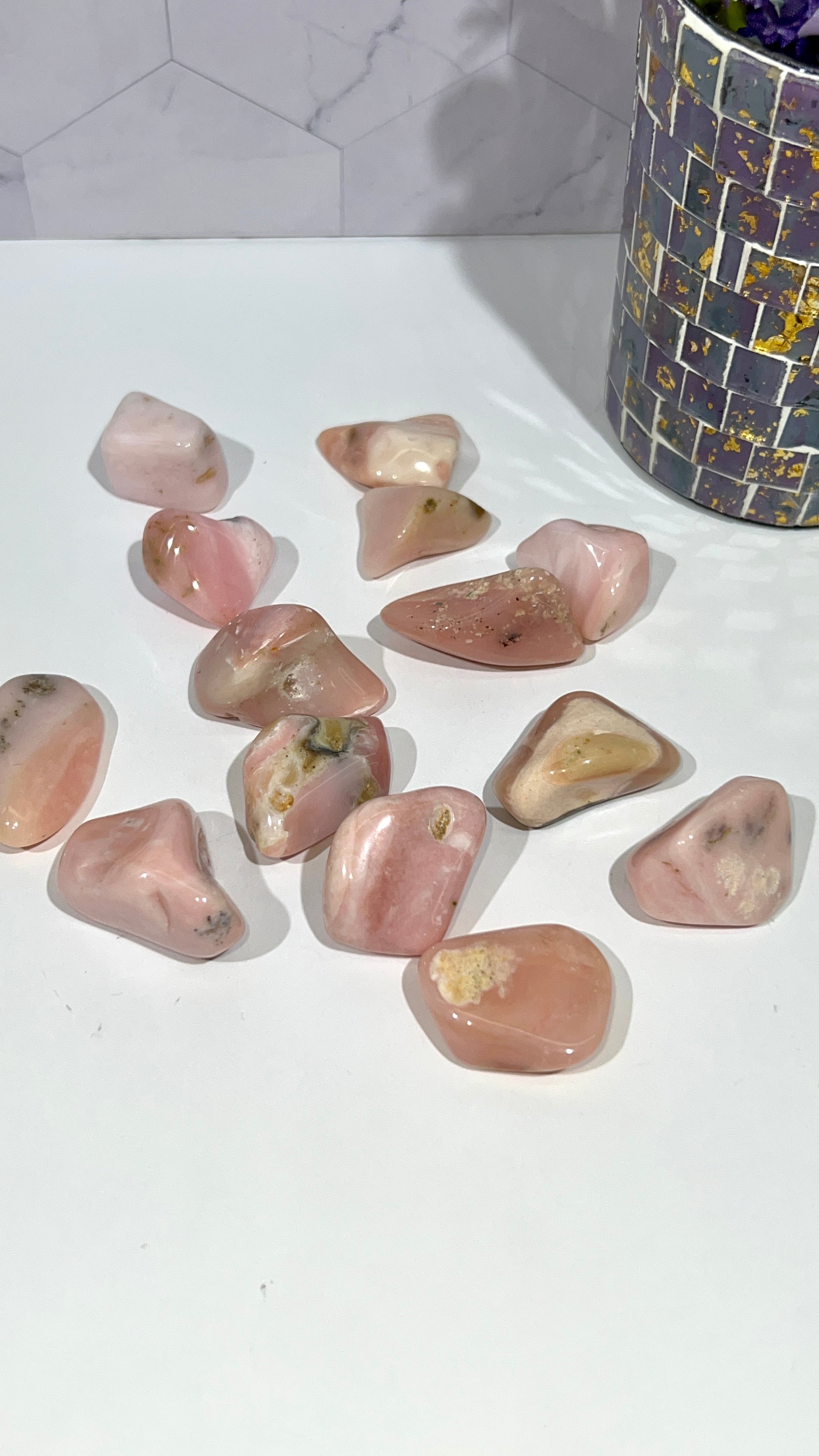 Pink Opal Tumble