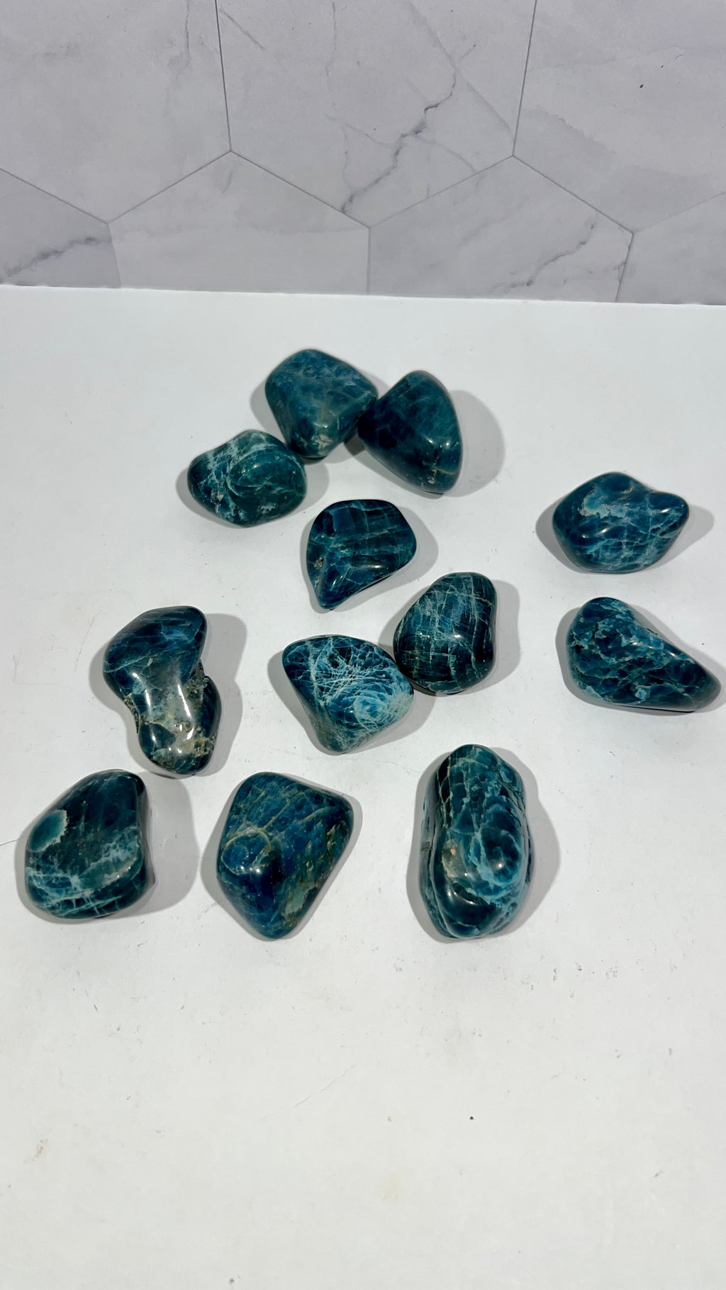 Blue Apatite Tumble