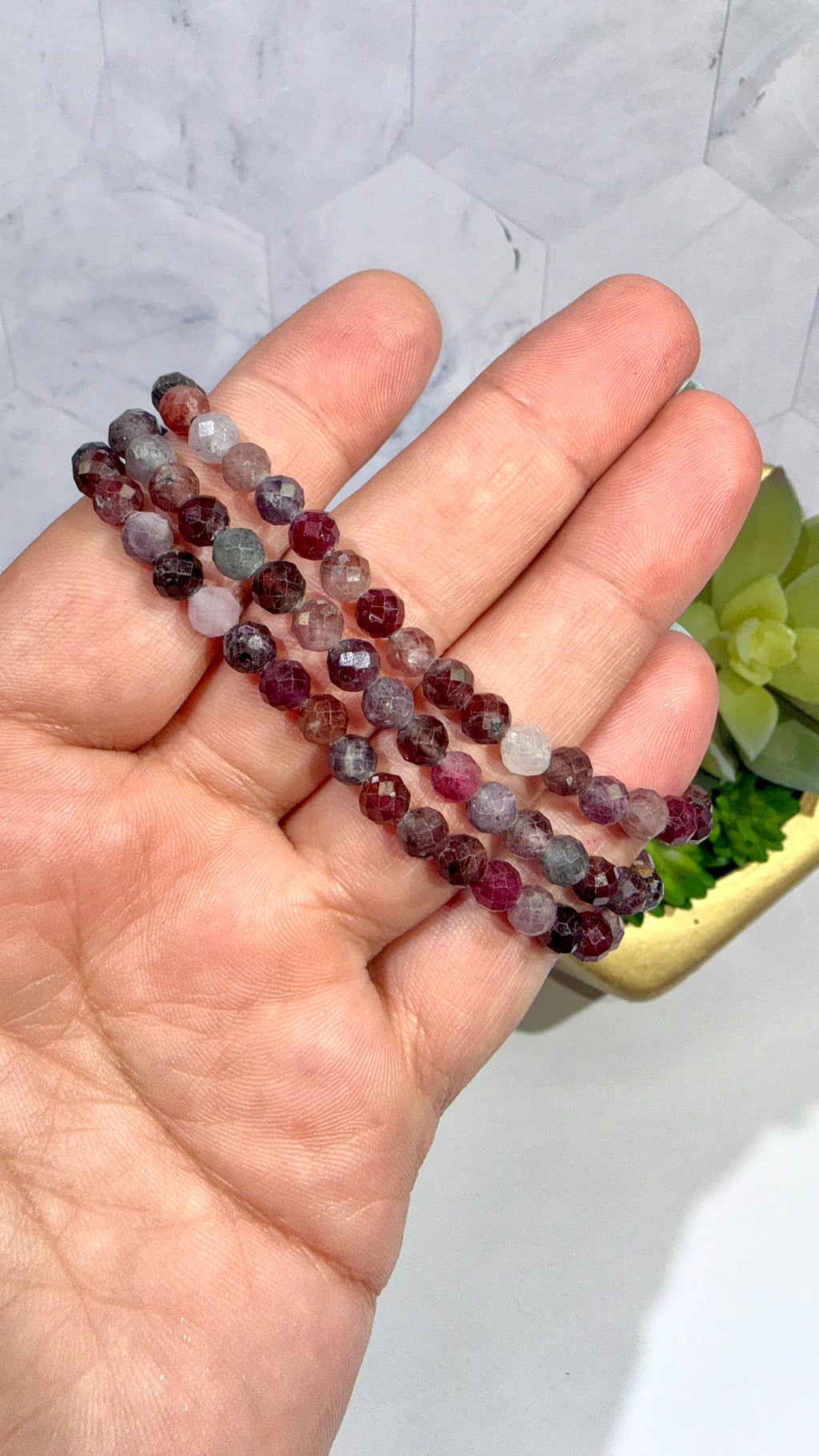 5mm Faceted Spinel Bracelet