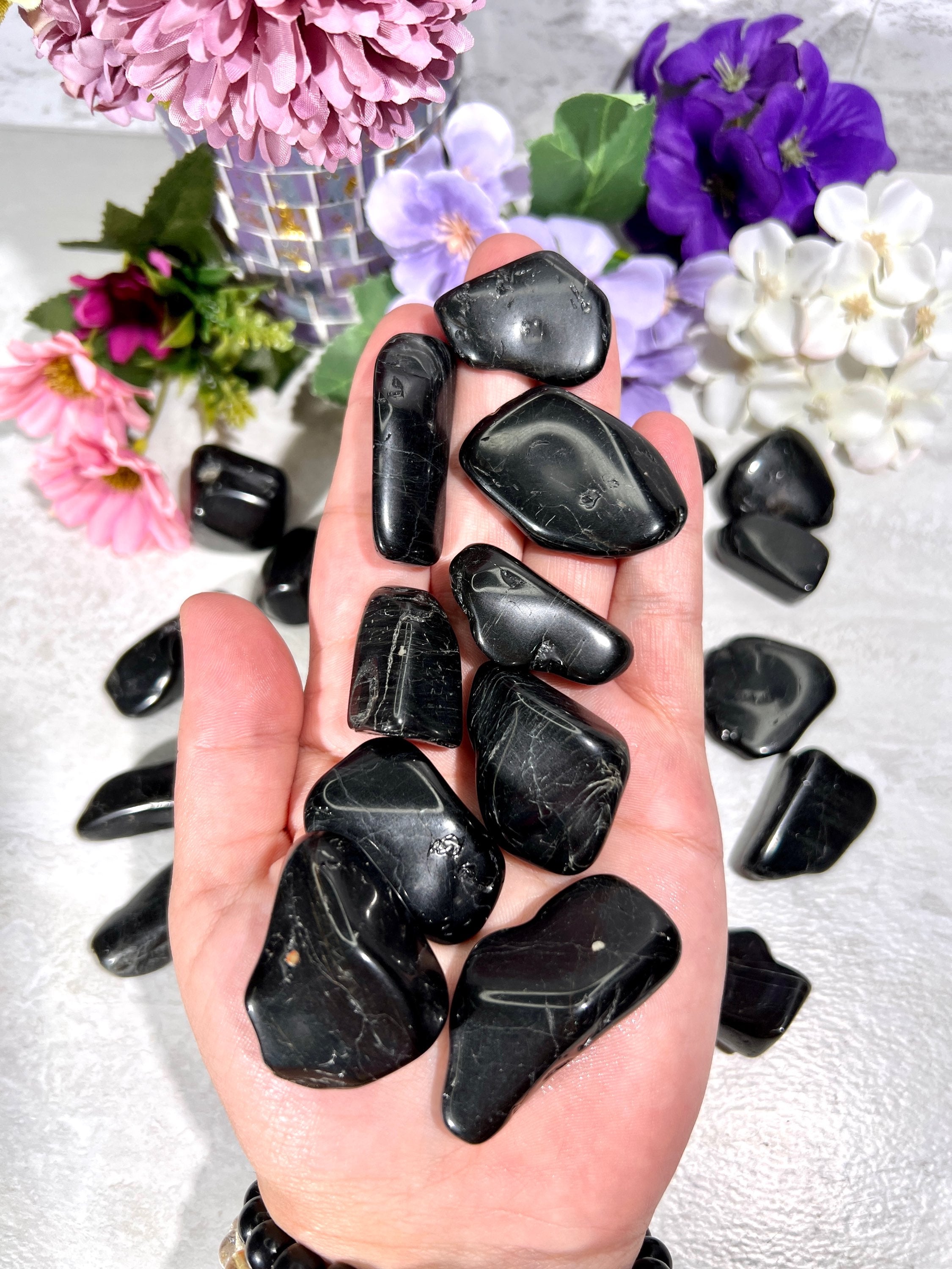 Black Tourmaline Tumble