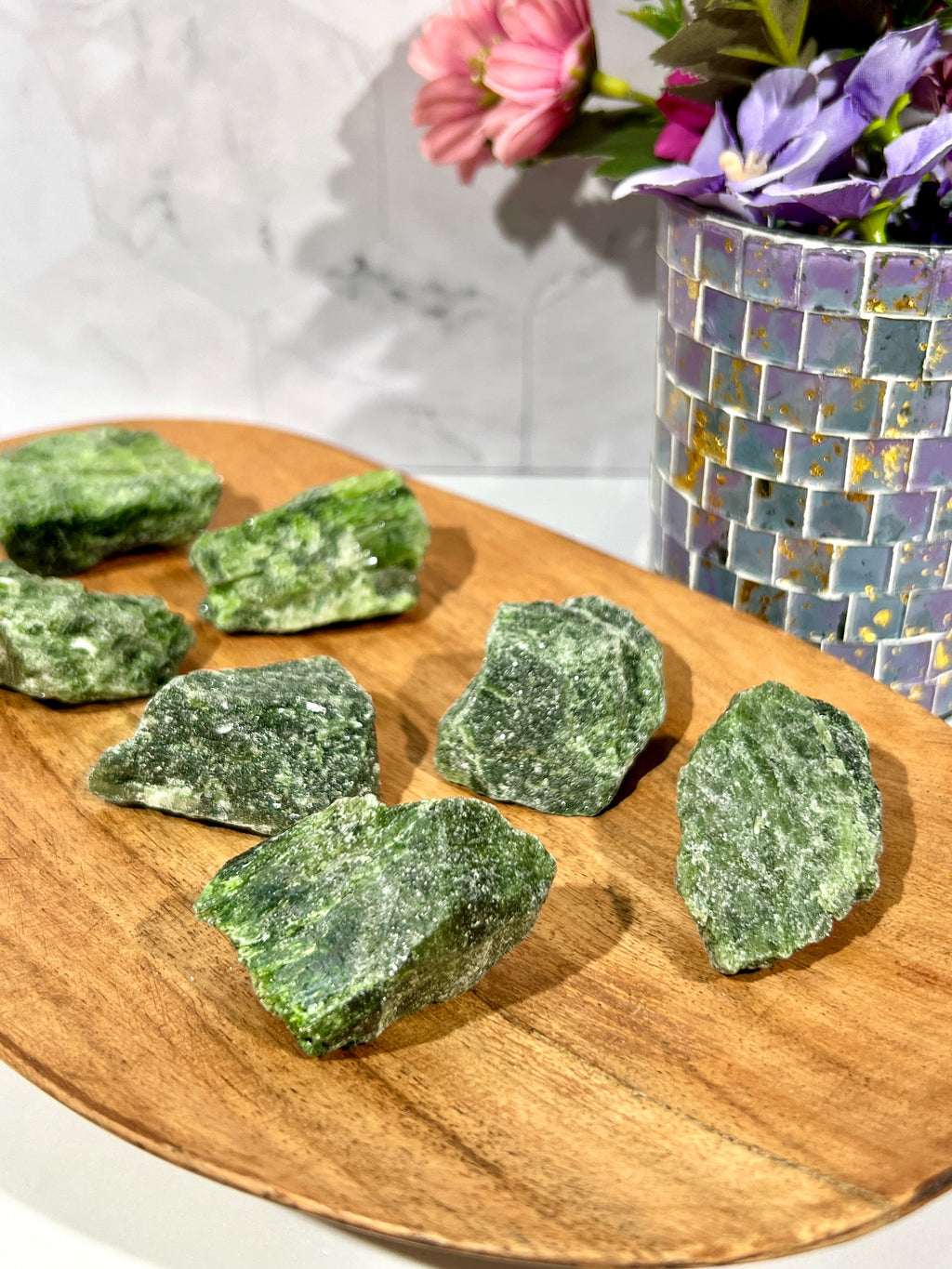 Chrome Diopside Raw/Natural Chunk