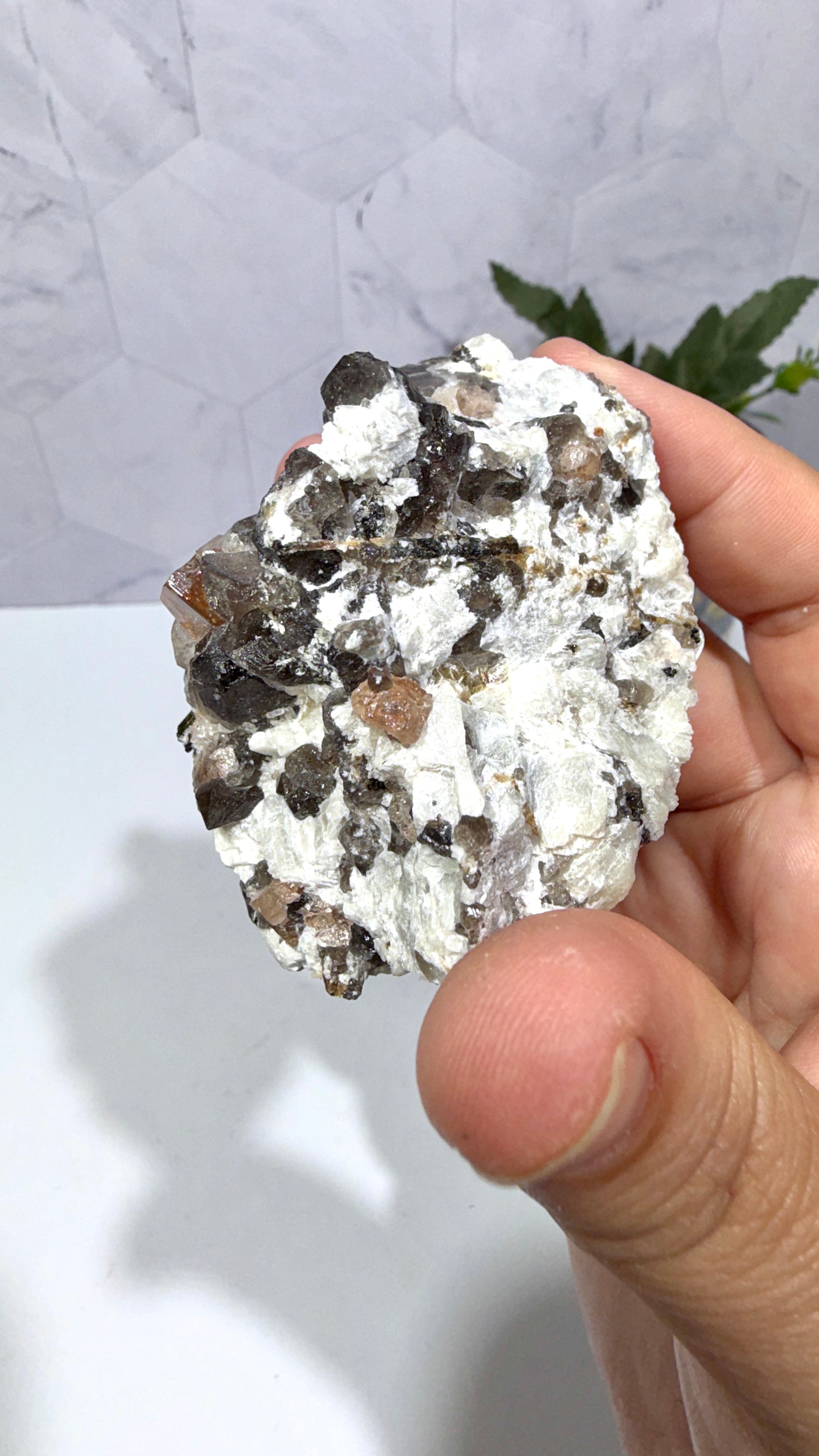 Topaz with Smoky Quartz
