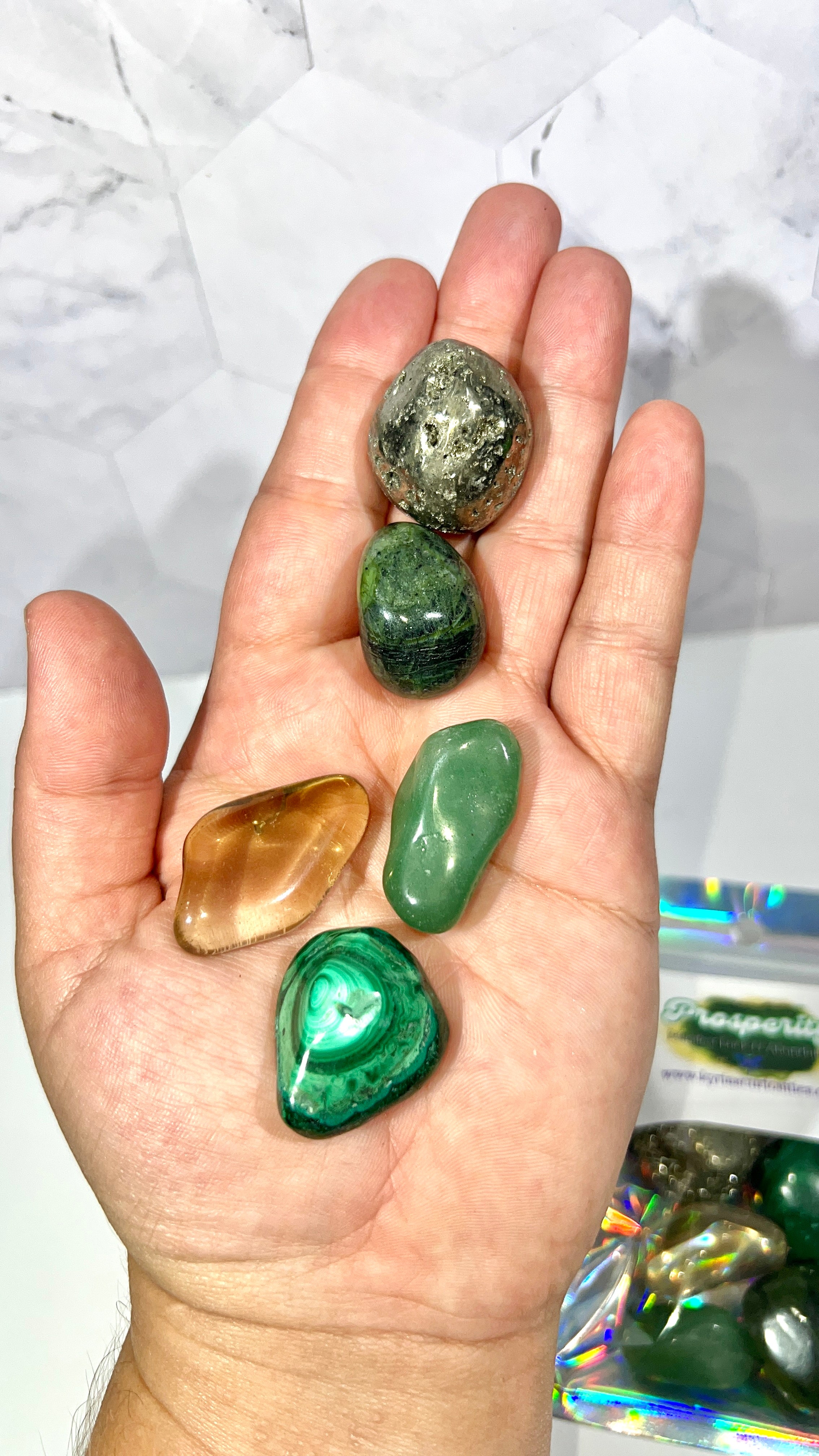 Prosperity Crystal Kit - Manifest Luck & Abundance