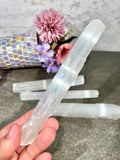 Selenite (Satin Spar) Natural Wands | Energy Cleansing | Unpolished Selenite