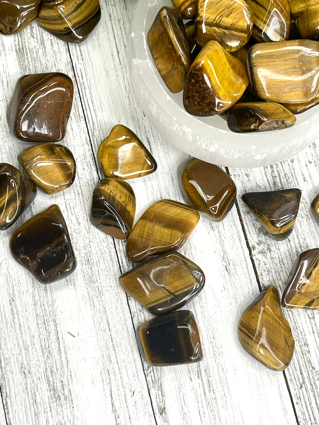 Yellow Tiger's Eye Tumble
