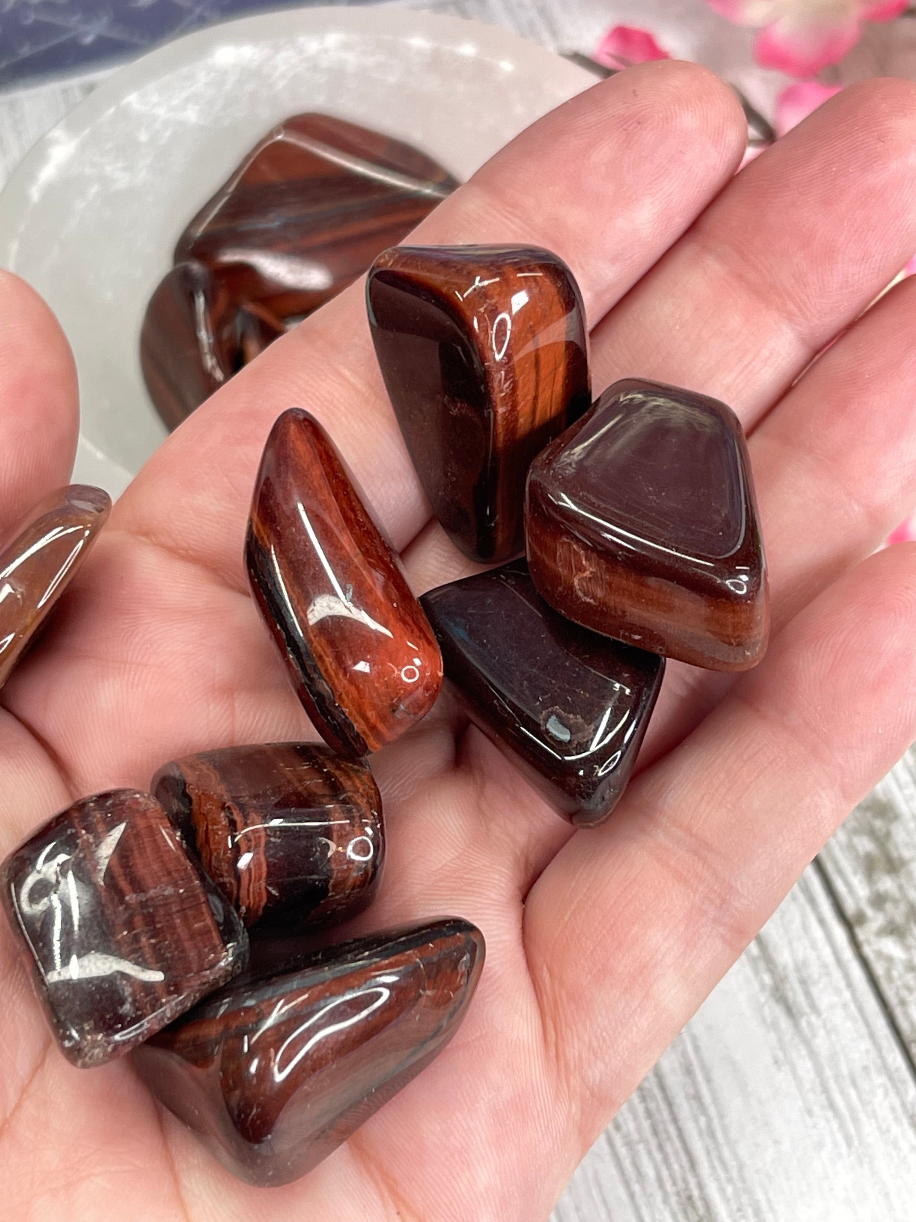 Red Tiger's Eye Tumble