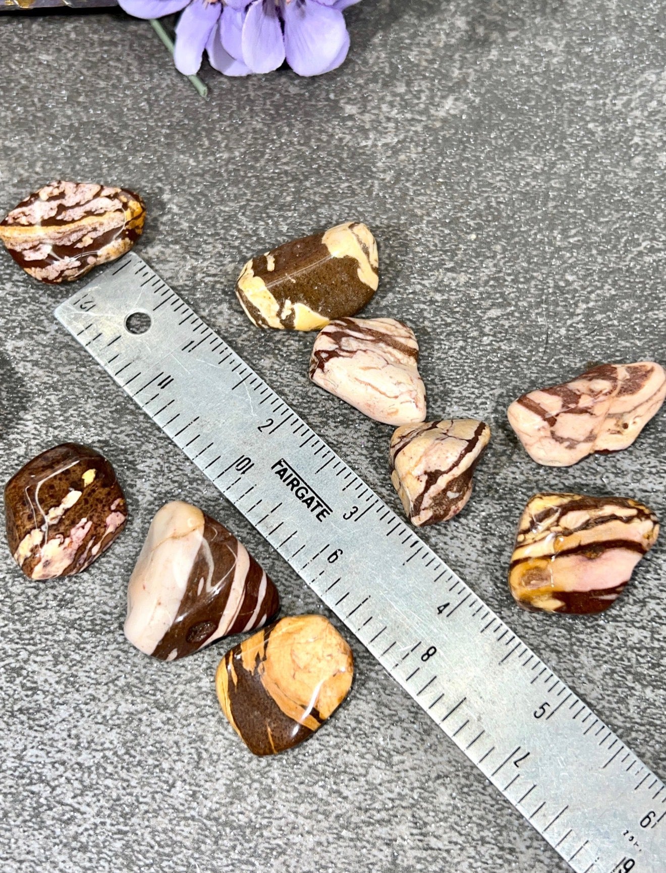 Zebra Jasper Tumble