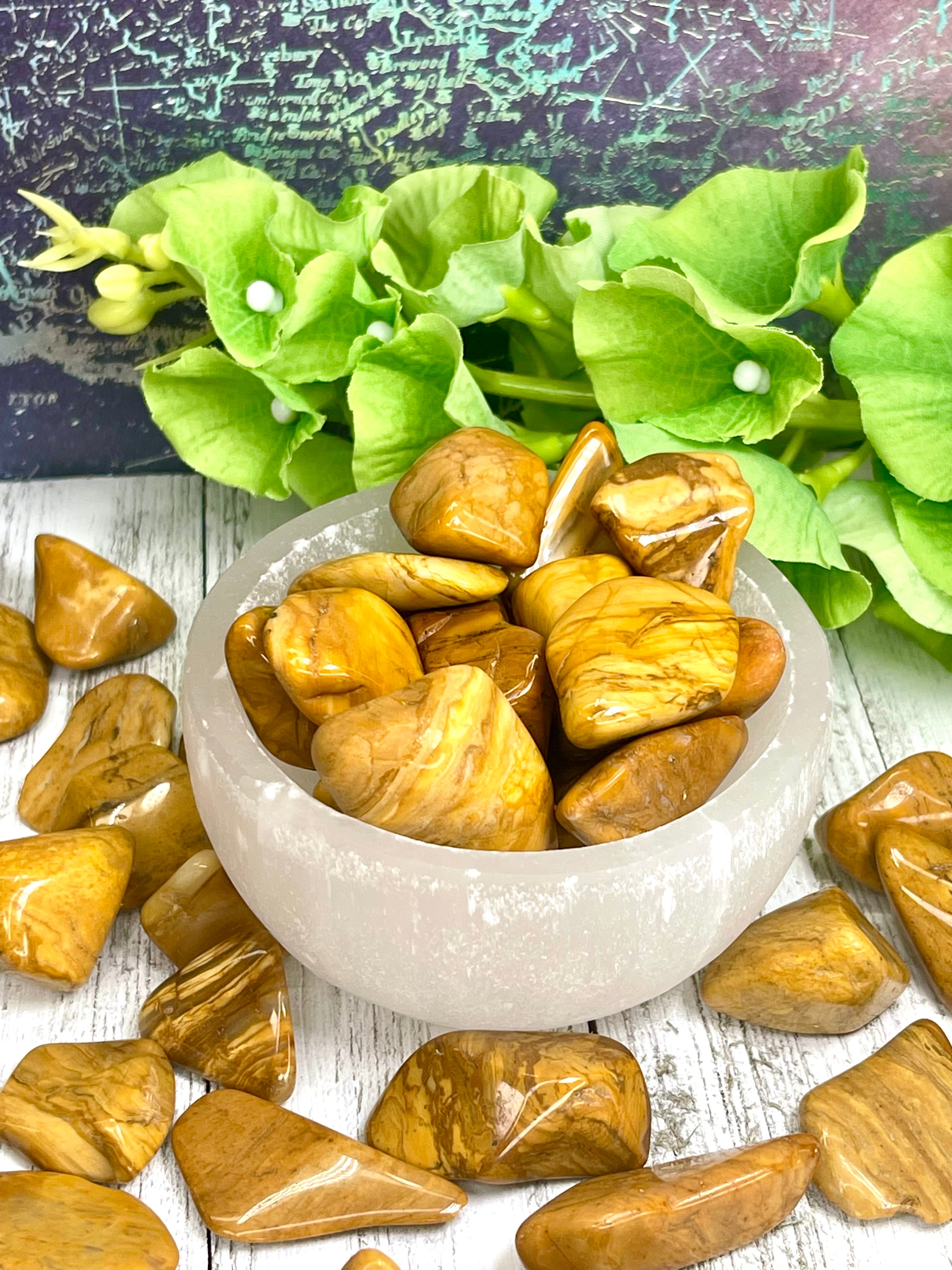 Yellow Jasper Tumble