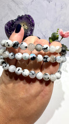 8mm Rainbow Moonstone Bracelet